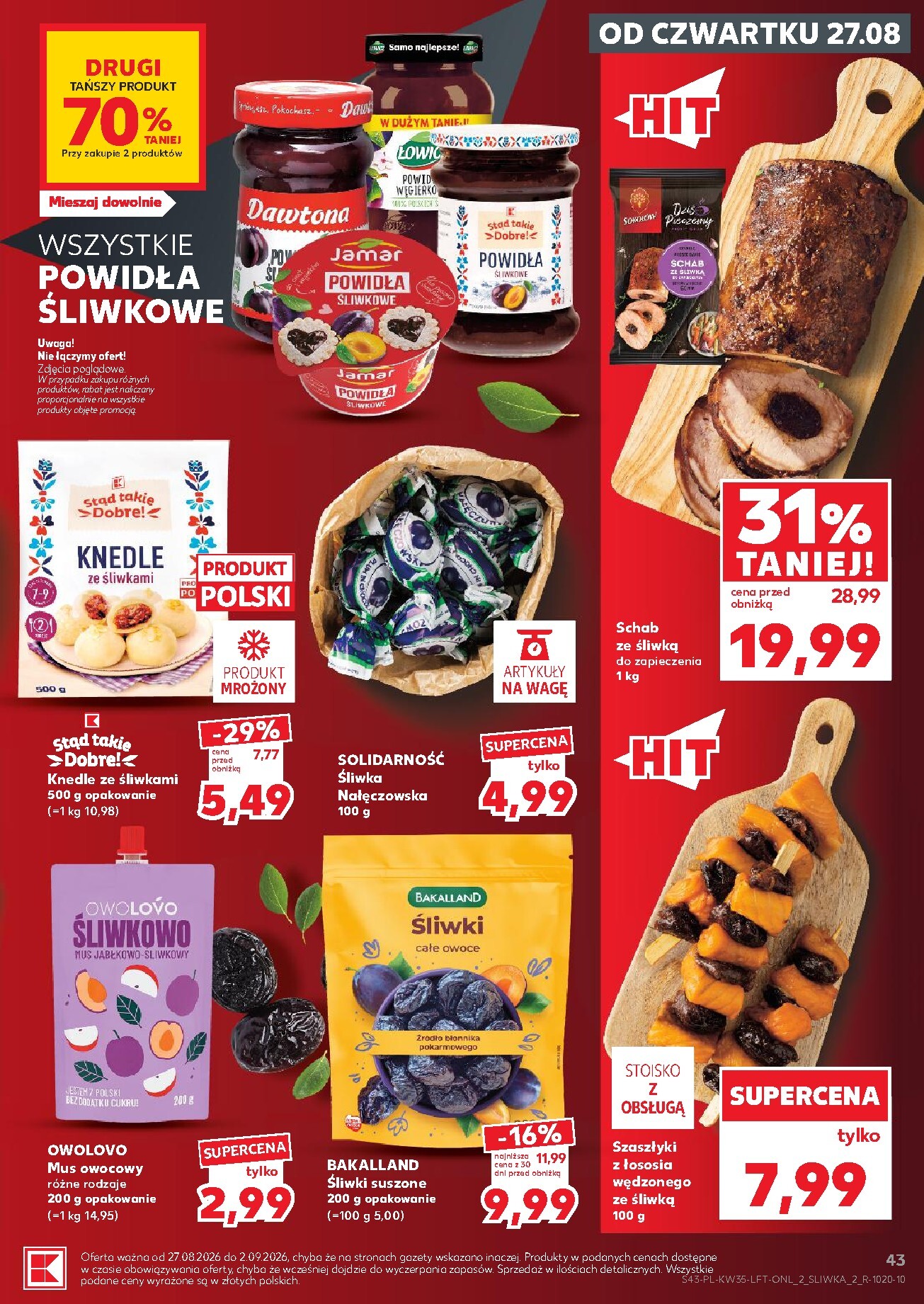 kaufland - Nowa gazetka Kaufland ważna od 27.08.2026 do 02.09.2026 - page: 43