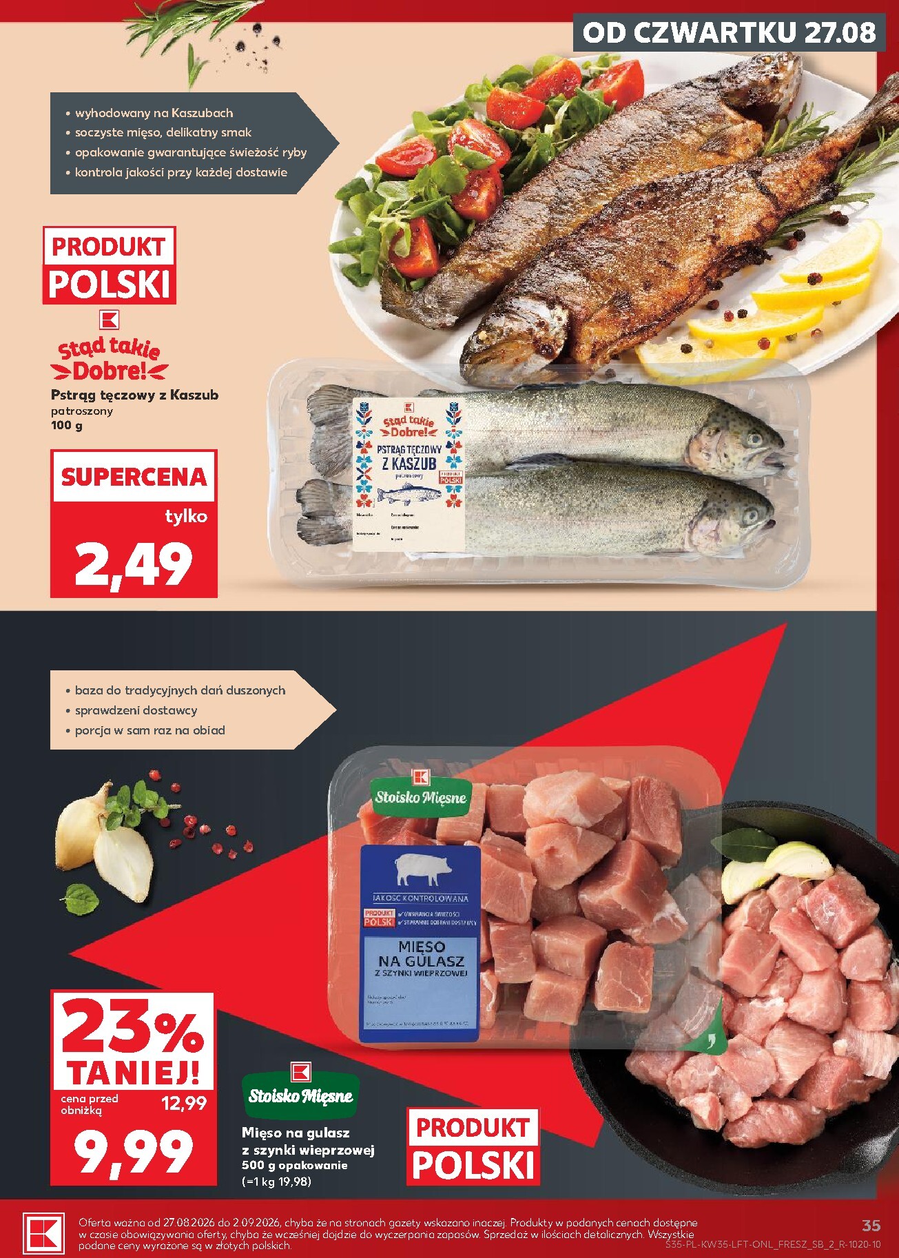 kaufland - Nowa gazetka Kaufland ważna od 27.08.2026 do 02.09.2026 - page: 35