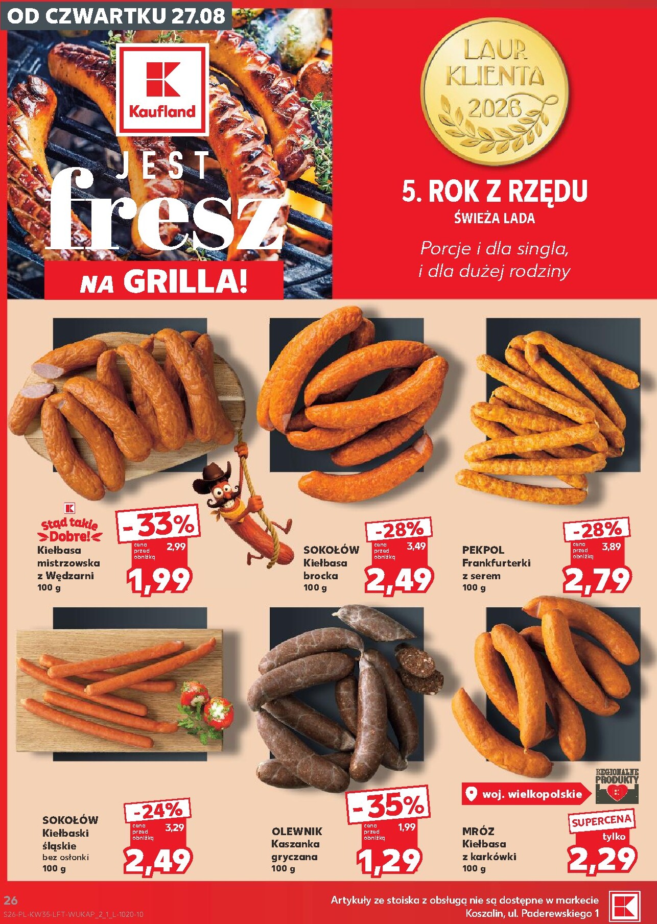 kaufland - Nowa gazetka Kaufland ważna od 27.08.2026 do 02.09.2026 - page: 26