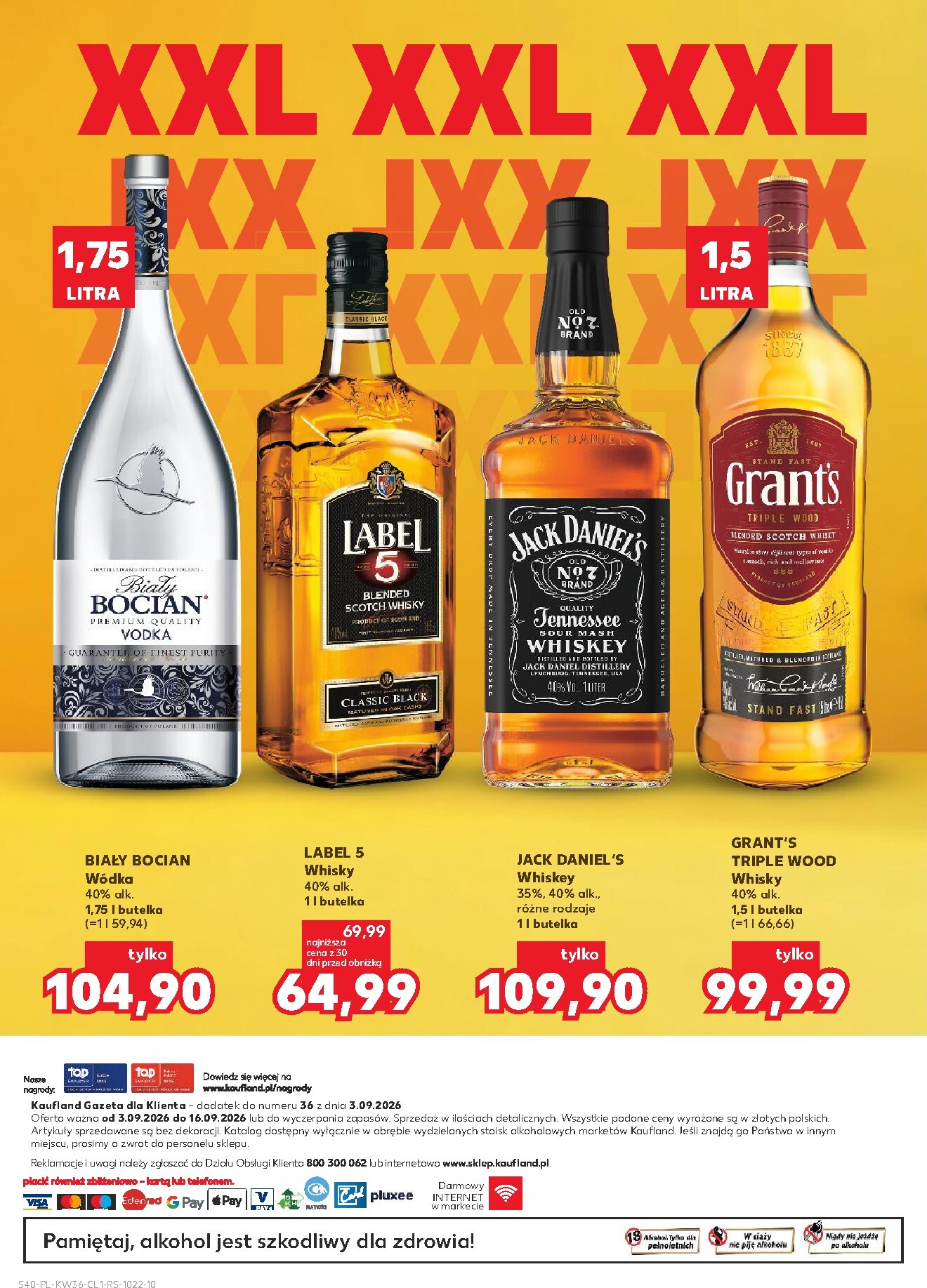 kaufland - Nowa gazetka Kaufland - Barek ważna od 03.09.2026 do 16.09.2026 - page: 40