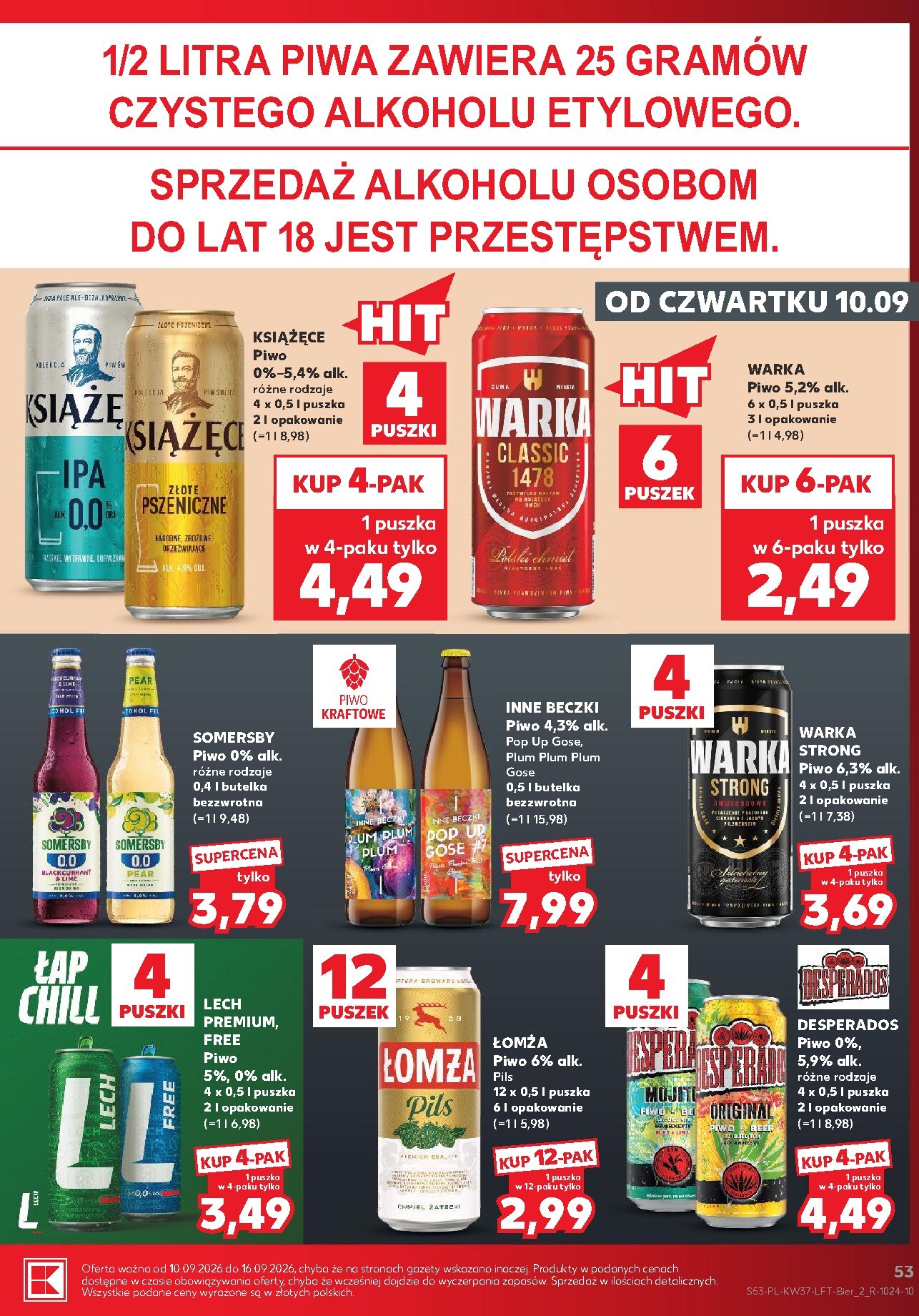 kaufland - Nowa gazetka Kaufland ważna od 10.09.2026 do 16.09.2026 - page: 53