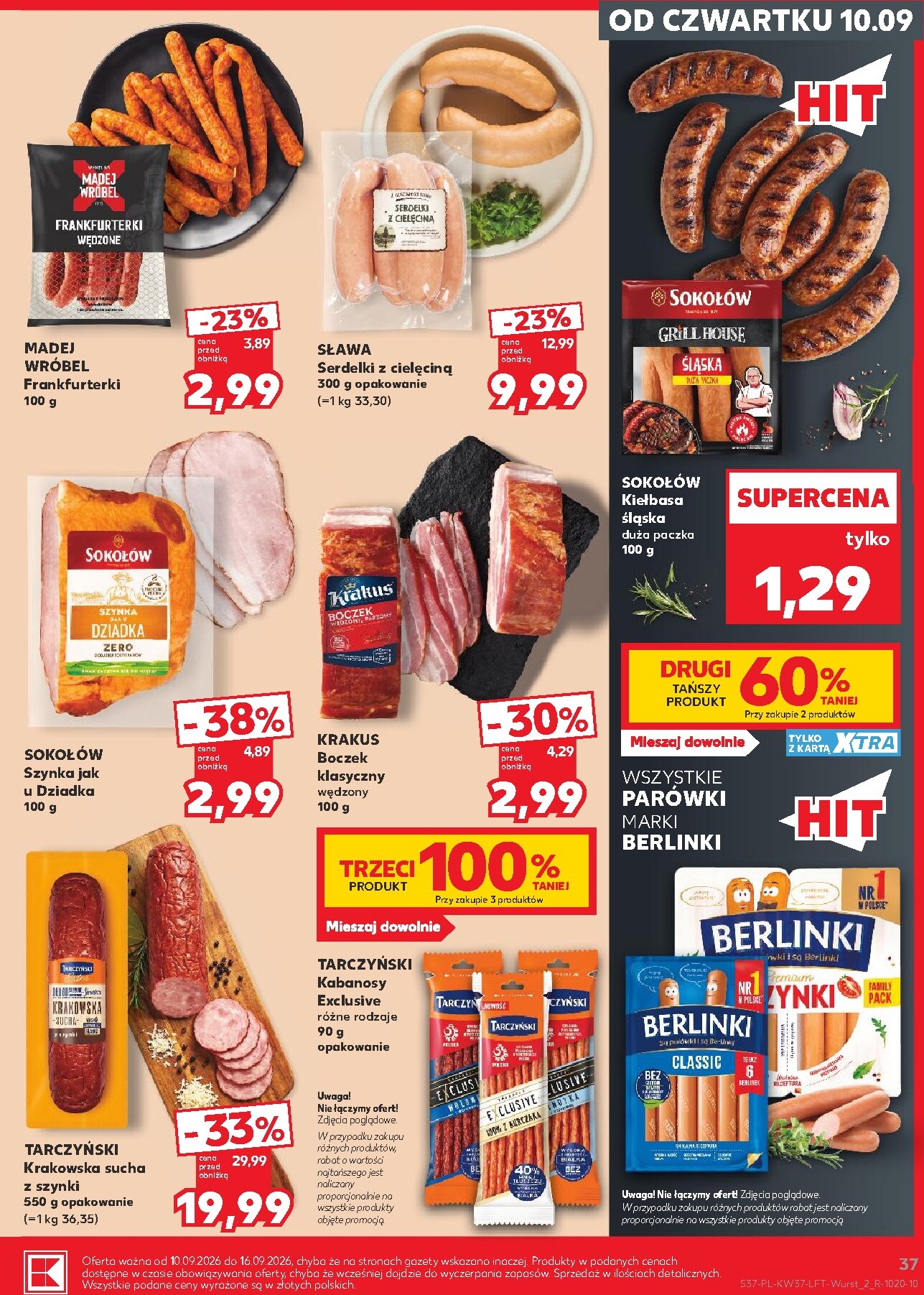 kaufland - Nowa gazetka Kaufland ważna od 10.09.2026 do 16.09.2026 - page: 37