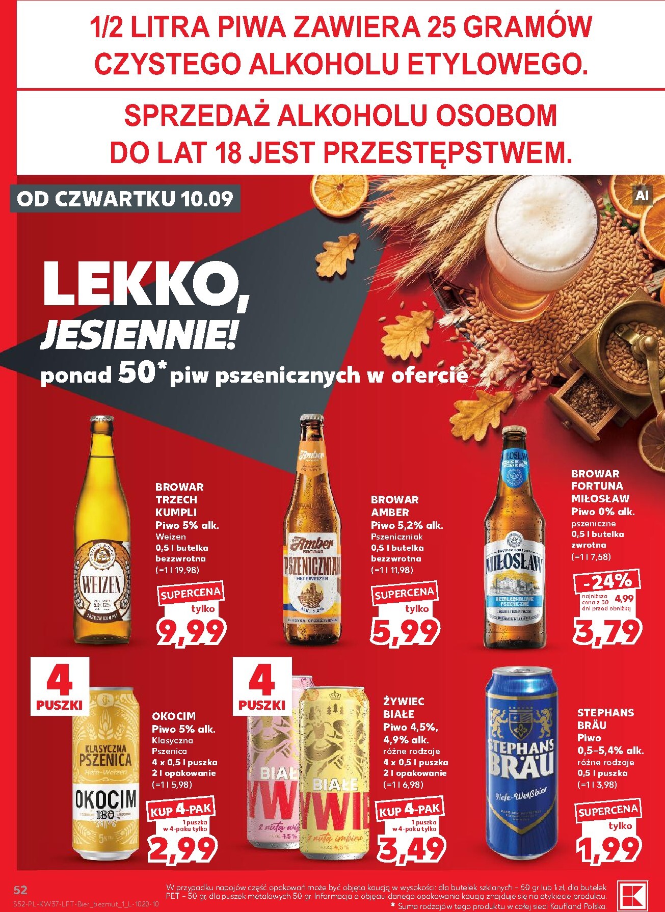 kaufland - Nowa gazetka Kaufland ważna od 10.09.2026 do 16.09.2026 - page: 52