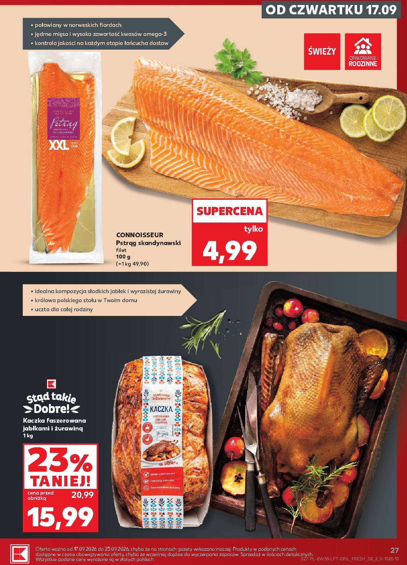 kaufland - Nowa gazetka Kaufland ważna od 17.09.2026 do 23.09.2026 - page: 27