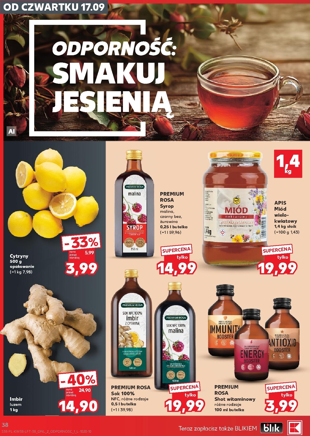 kaufland - Nowa gazetka Kaufland ważna od 17.09.2026 do 23.09.2026 - page: 38