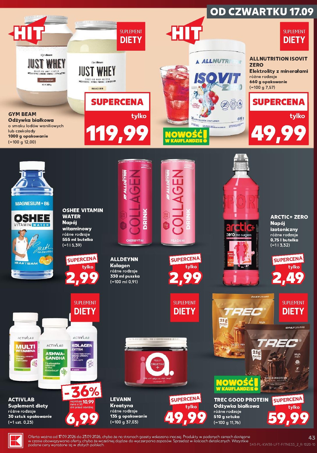 kaufland - Nowa gazetka Kaufland ważna od 17.09.2026 do 23.09.2026 - page: 43