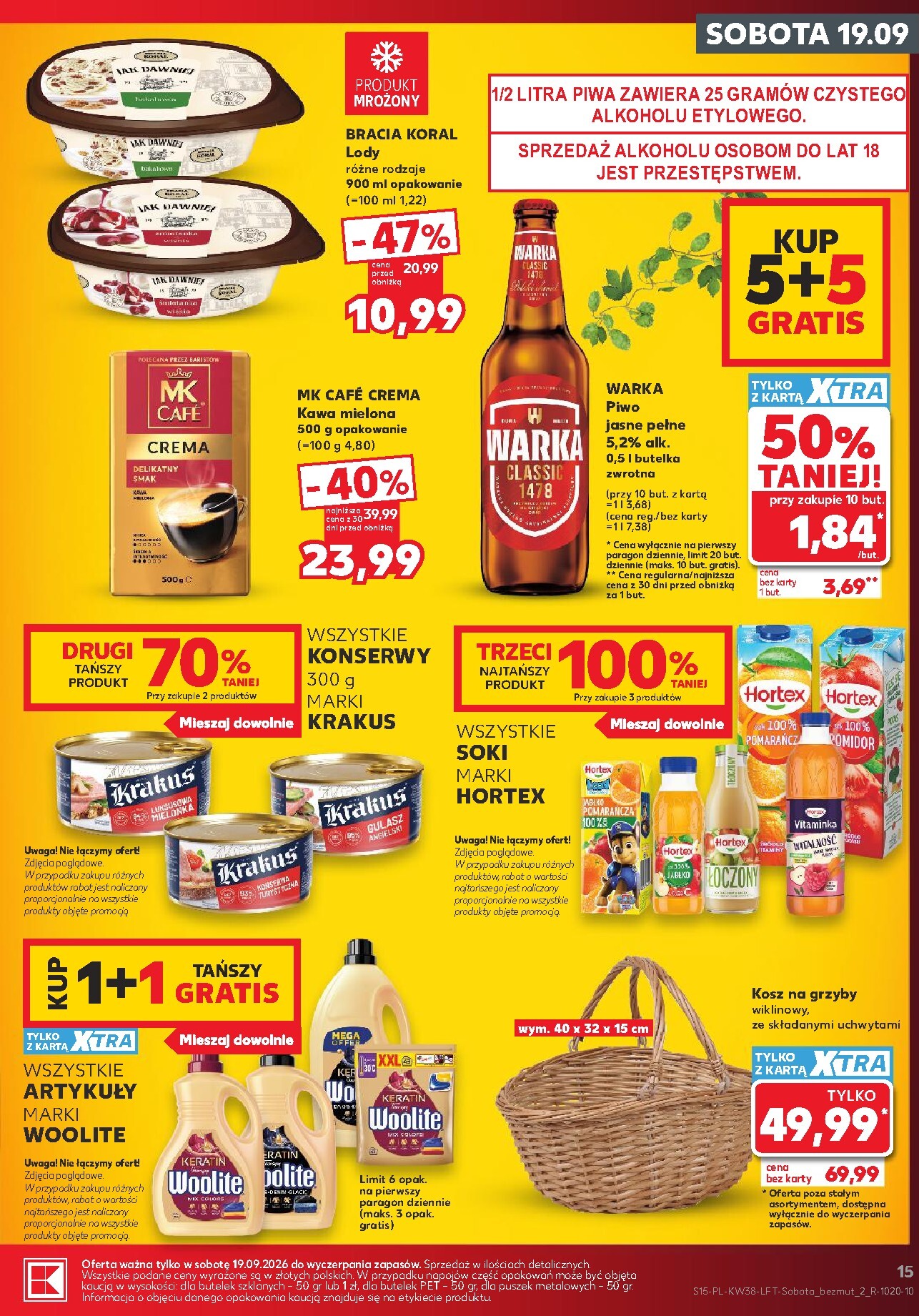 kaufland - Nowa gazetka Kaufland ważna od 17.09.2026 do 23.09.2026 - page: 15