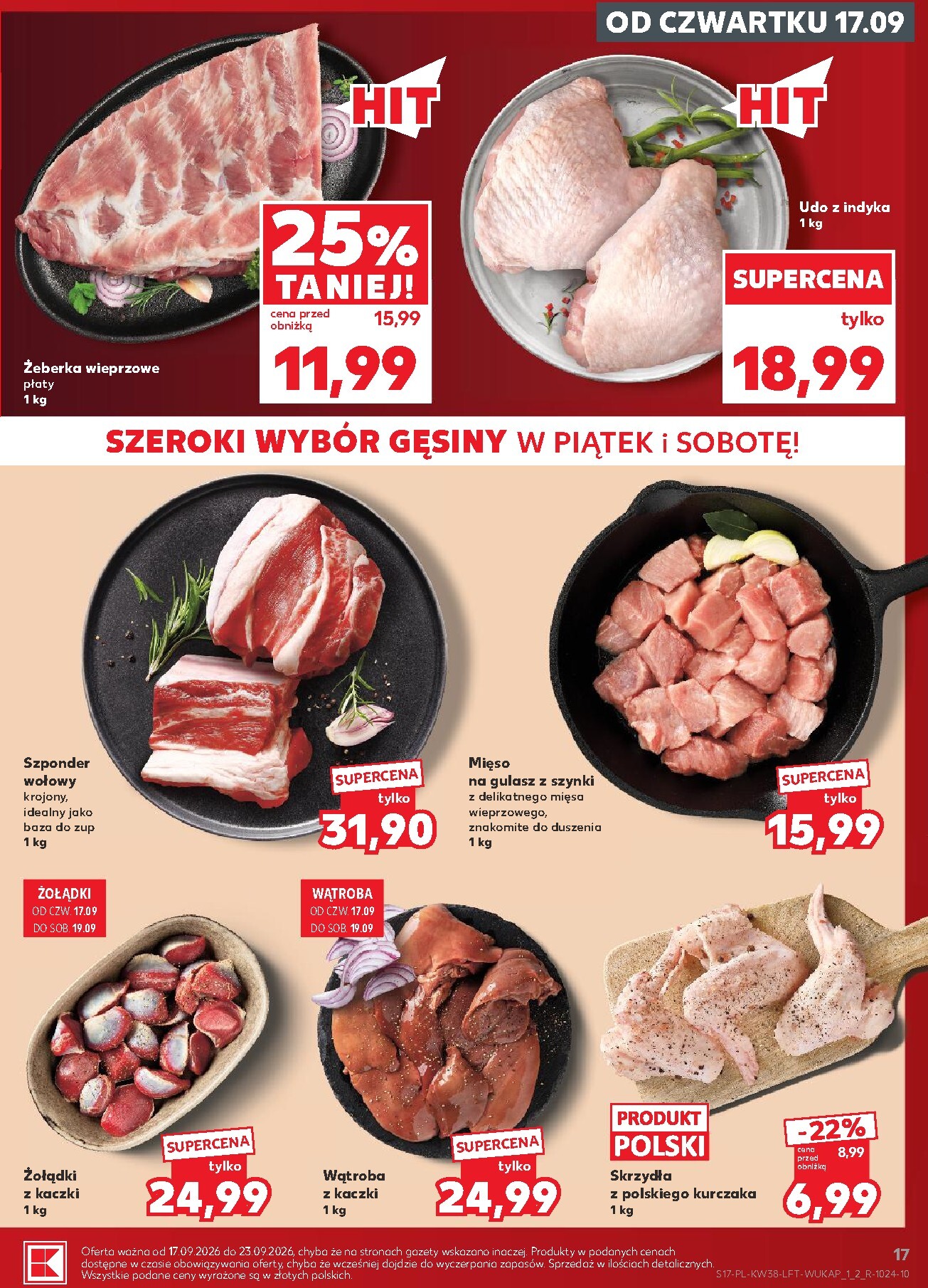 kaufland - Nowa gazetka Kaufland ważna od 17.09.2026 do 23.09.2026 - page: 17