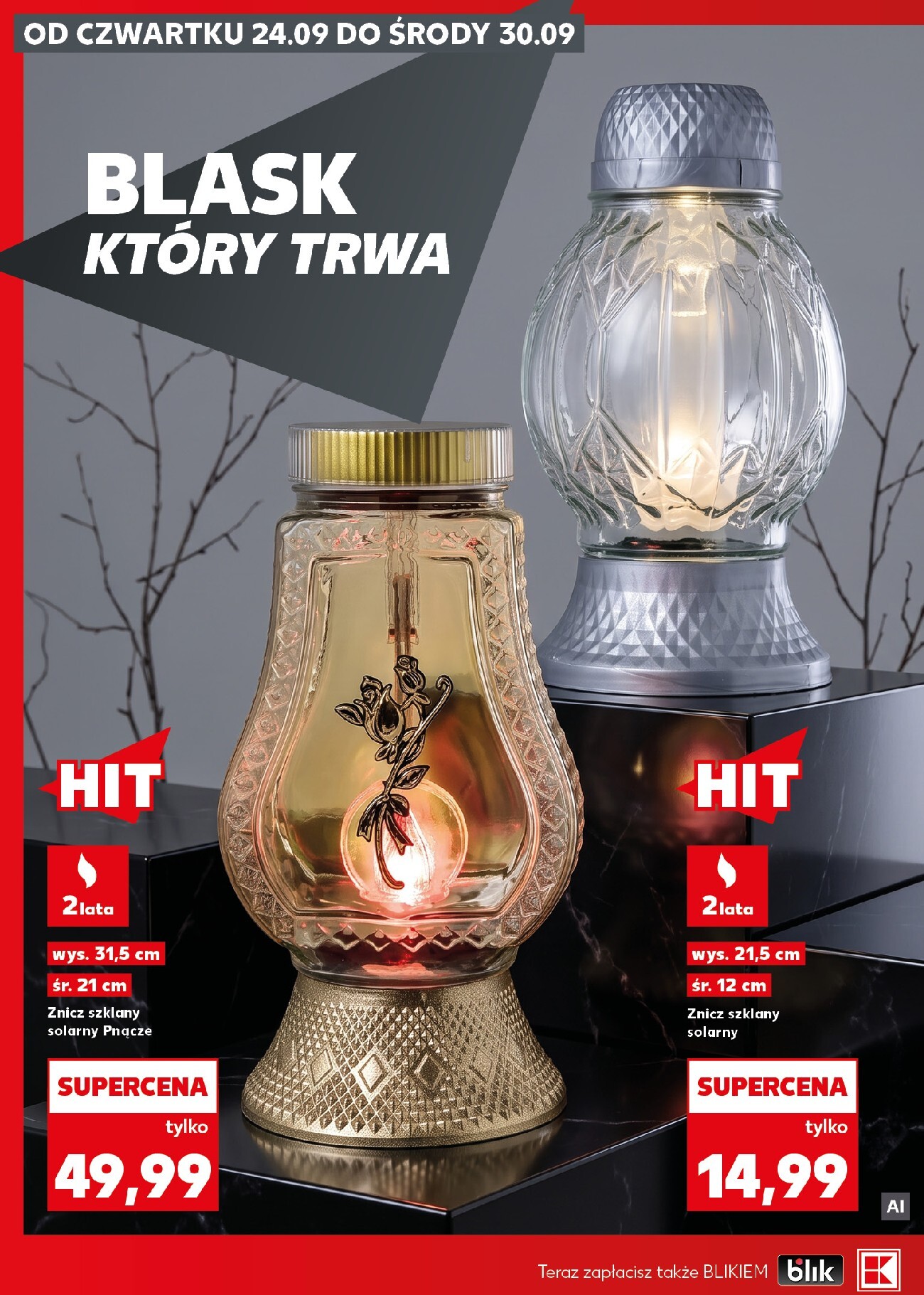 kaufland - Nowa gazetka Kaufland - Katalog Znicze ważna od 24.09.2026 do 30.09.2026 - page: 14