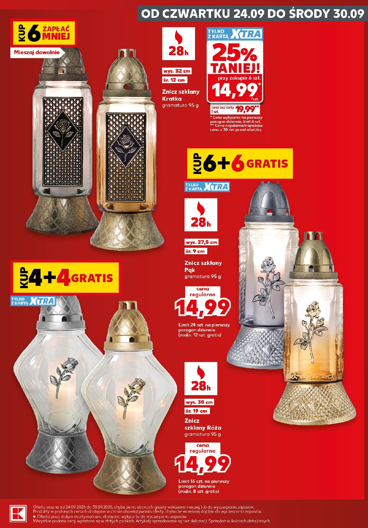 kaufland - Nowa gazetka Kaufland - Katalog Znicze ważna od 24.09.2026 do 30.09.2026 - page: 5