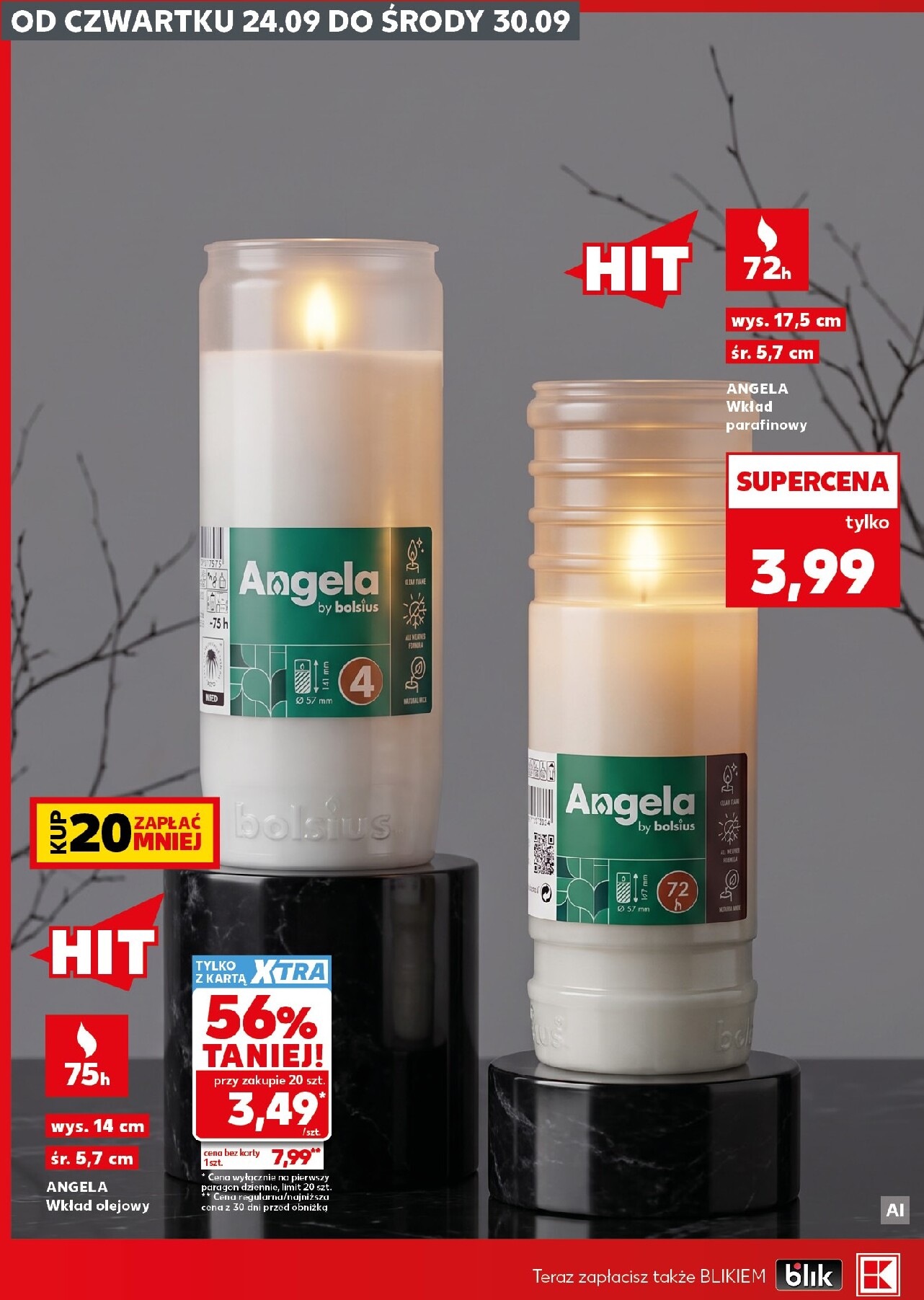 kaufland - Nowa gazetka Kaufland - Katalog Znicze ważna od 24.09.2026 do 30.09.2026 - page: 16