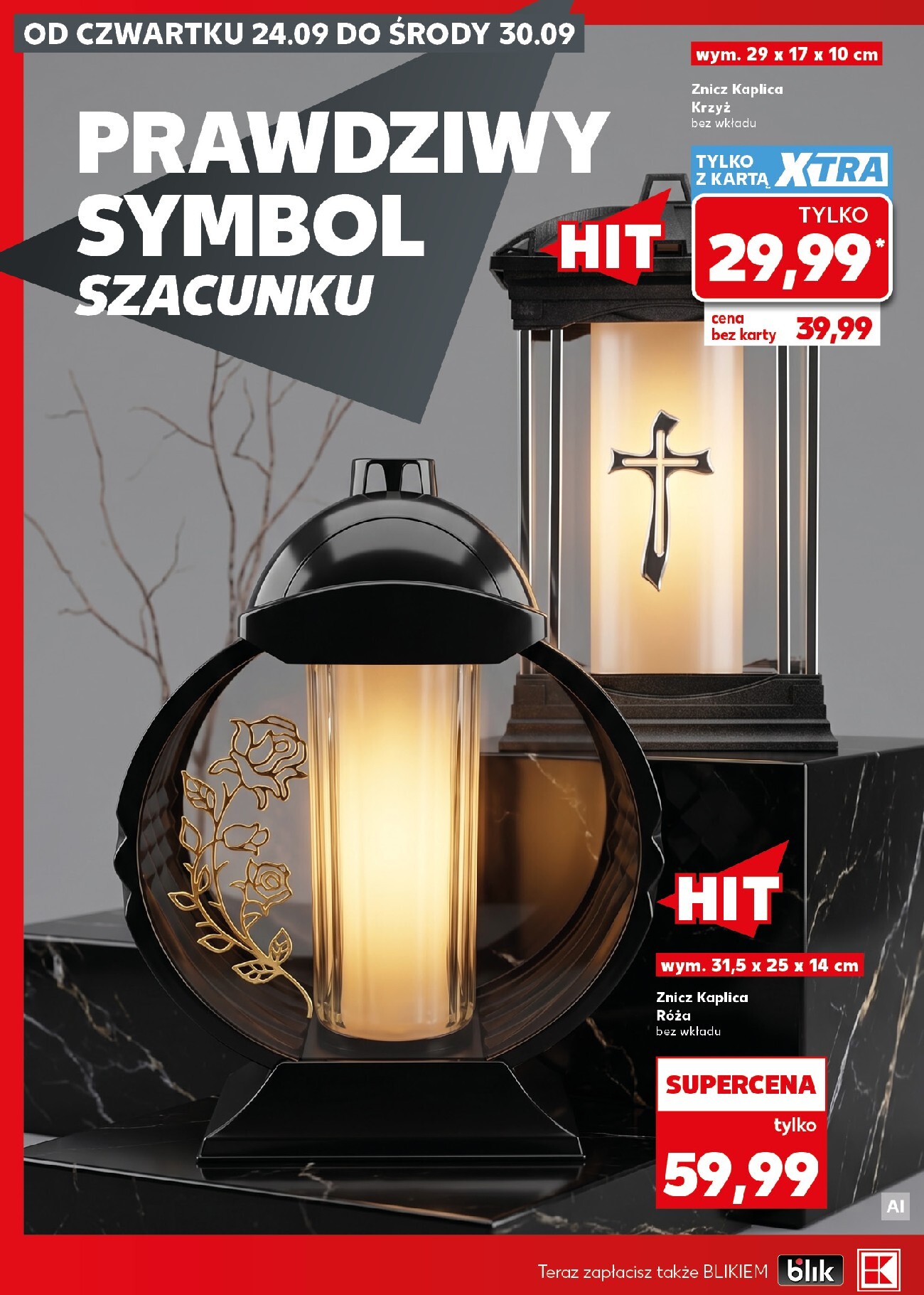 kaufland - Nowa gazetka Kaufland - Katalog Znicze ważna od 24.09.2026 do 30.09.2026 - page: 8