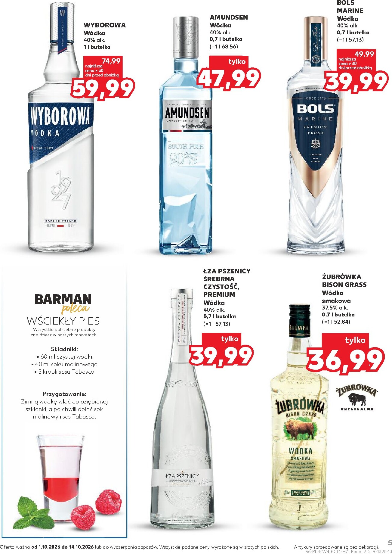 kaufland - Nowa gazetka Kaufland - Barek ważna od 01.10.2026 do 14.10.2026 - page: 5