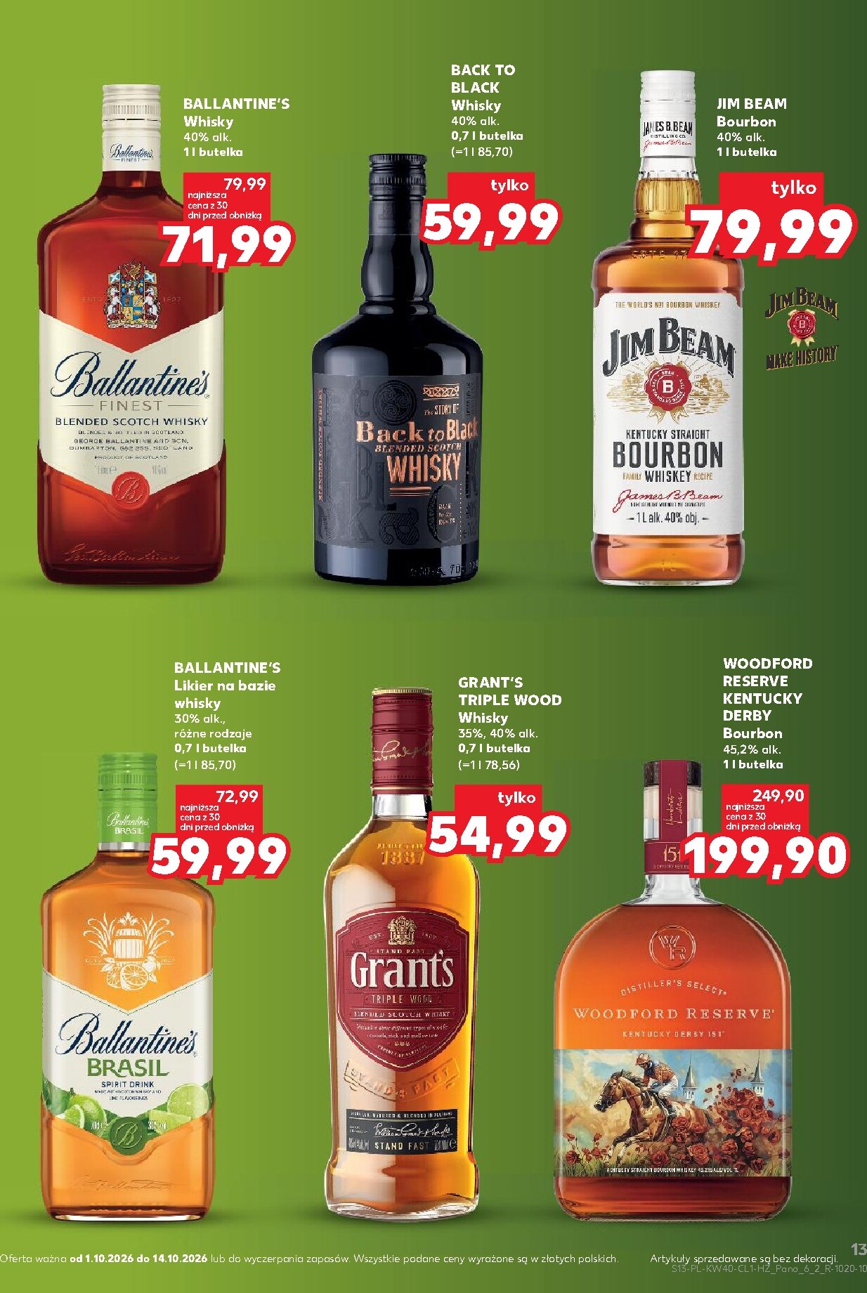 kaufland - Nowa gazetka Kaufland - Barek ważna od 01.10.2026 do 14.10.2026 - page: 13