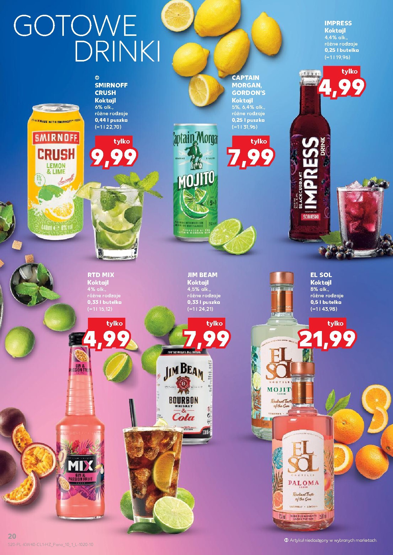 kaufland - Nowa gazetka Kaufland - Barek ważna od 01.10.2026 do 14.10.2026 - page: 20