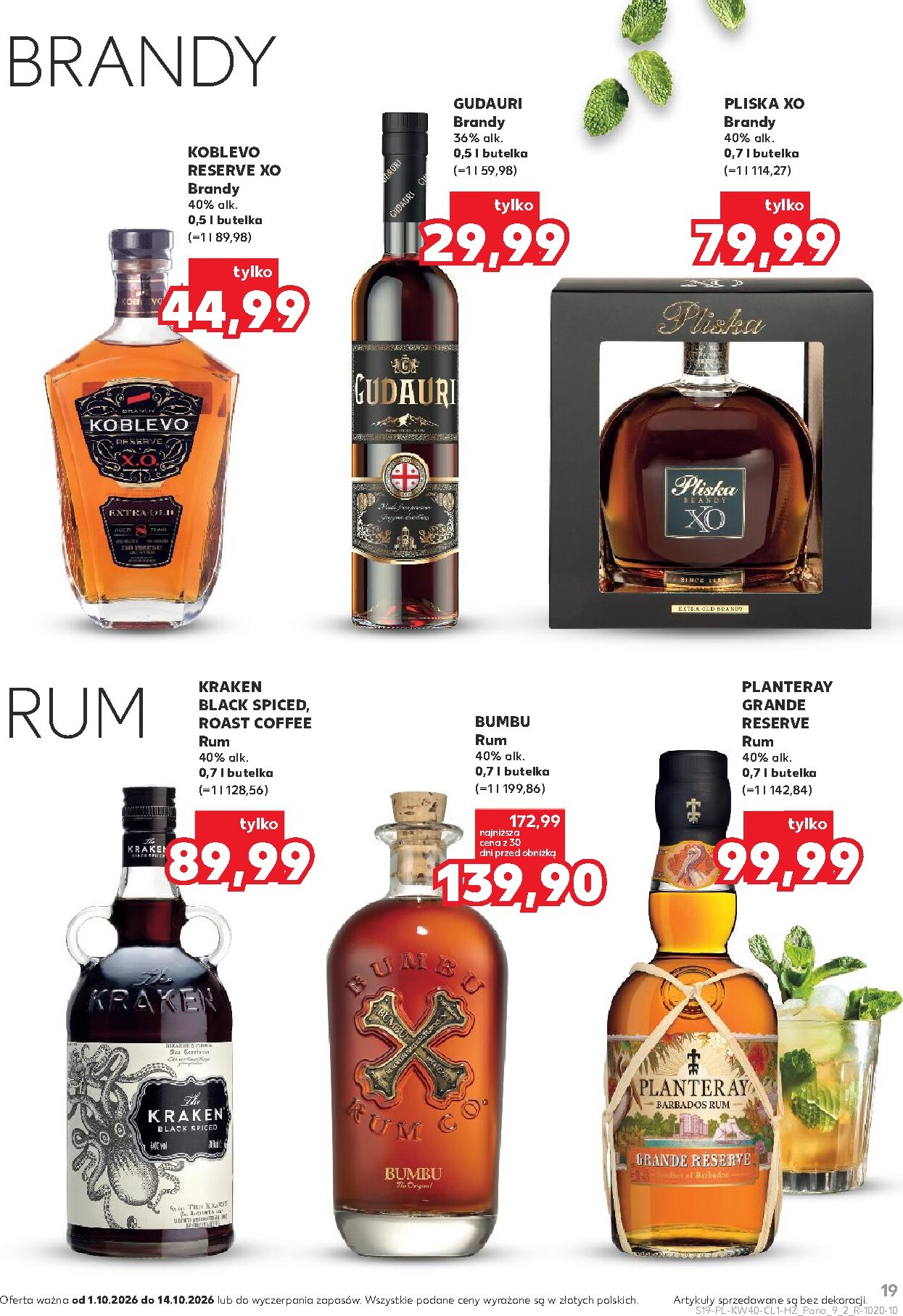 kaufland - Nowa gazetka Kaufland - Barek ważna od 01.10.2026 do 14.10.2026 - page: 19
