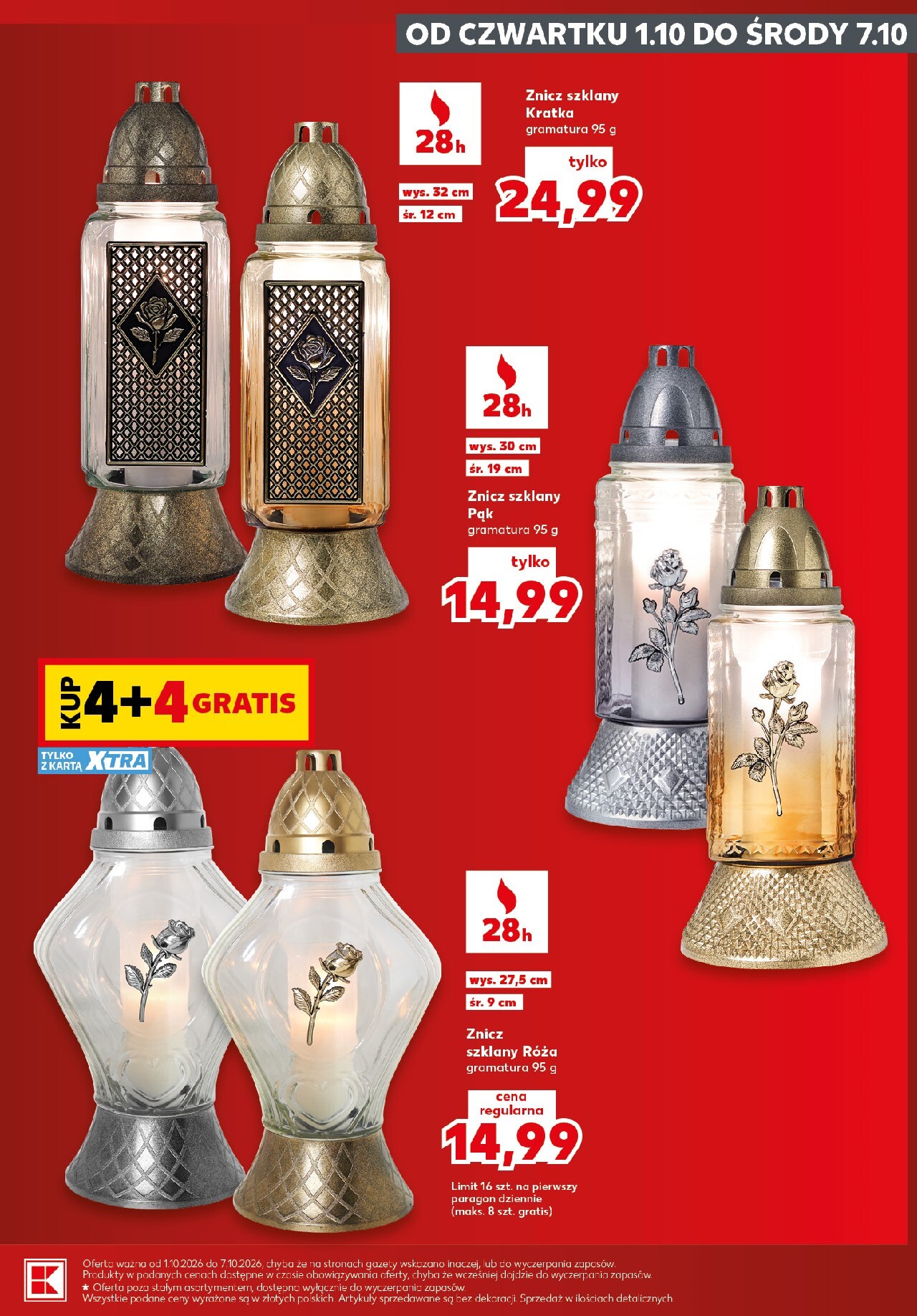 kaufland - Nowa gazetka Kaufland - Katalog Znicze ważna od 01.10.2026 do 07.10.2026 - page: 5