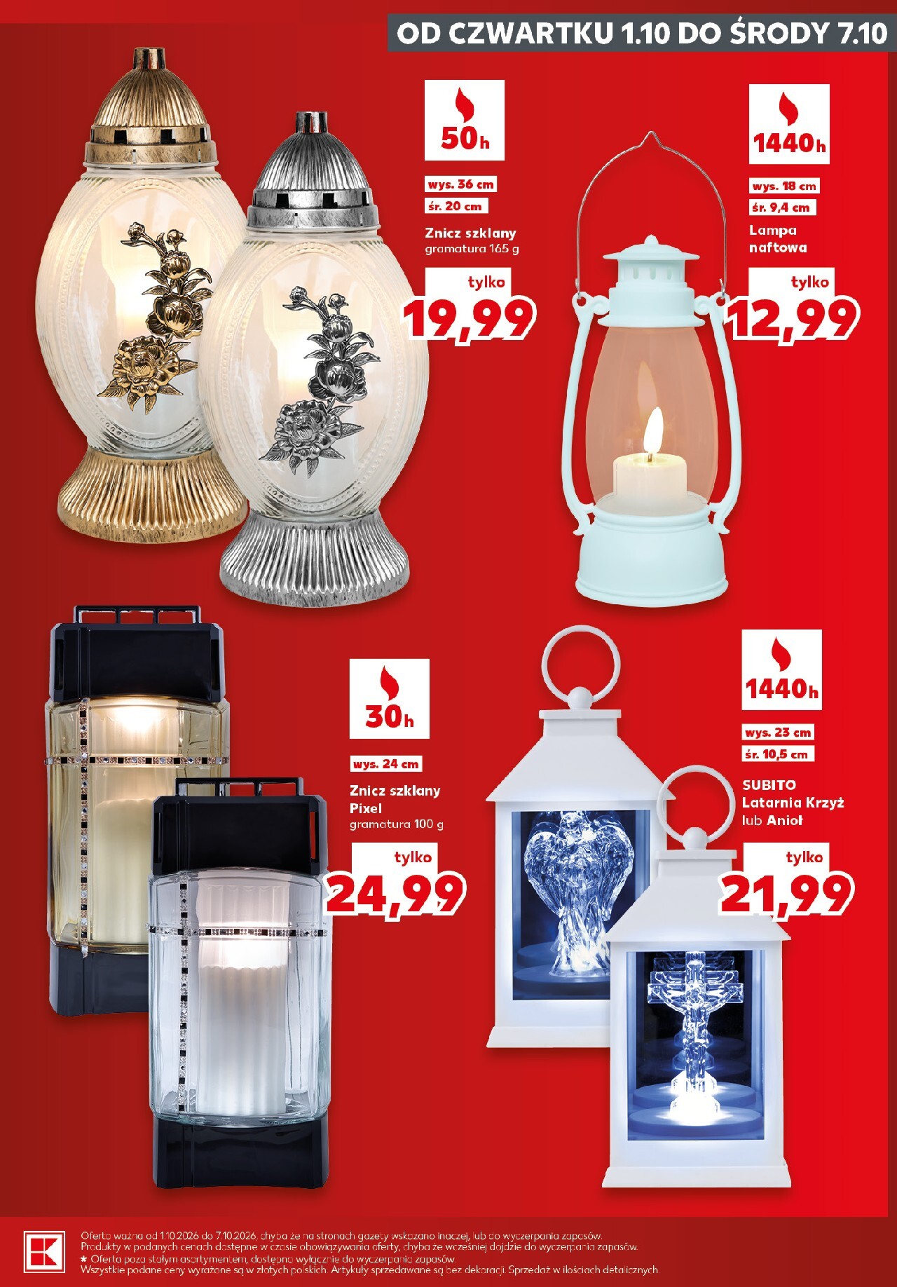 kaufland - Nowa gazetka Kaufland - Katalog Znicze ważna od 01.10.2026 do 07.10.2026 - page: 11