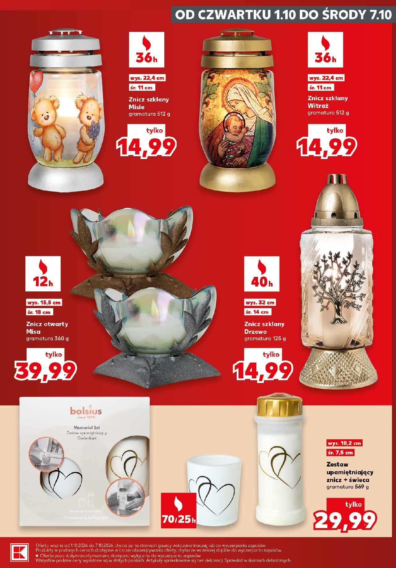 kaufland - Nowa gazetka Kaufland - Katalog Znicze ważna od 01.10.2026 do 07.10.2026 - page: 7