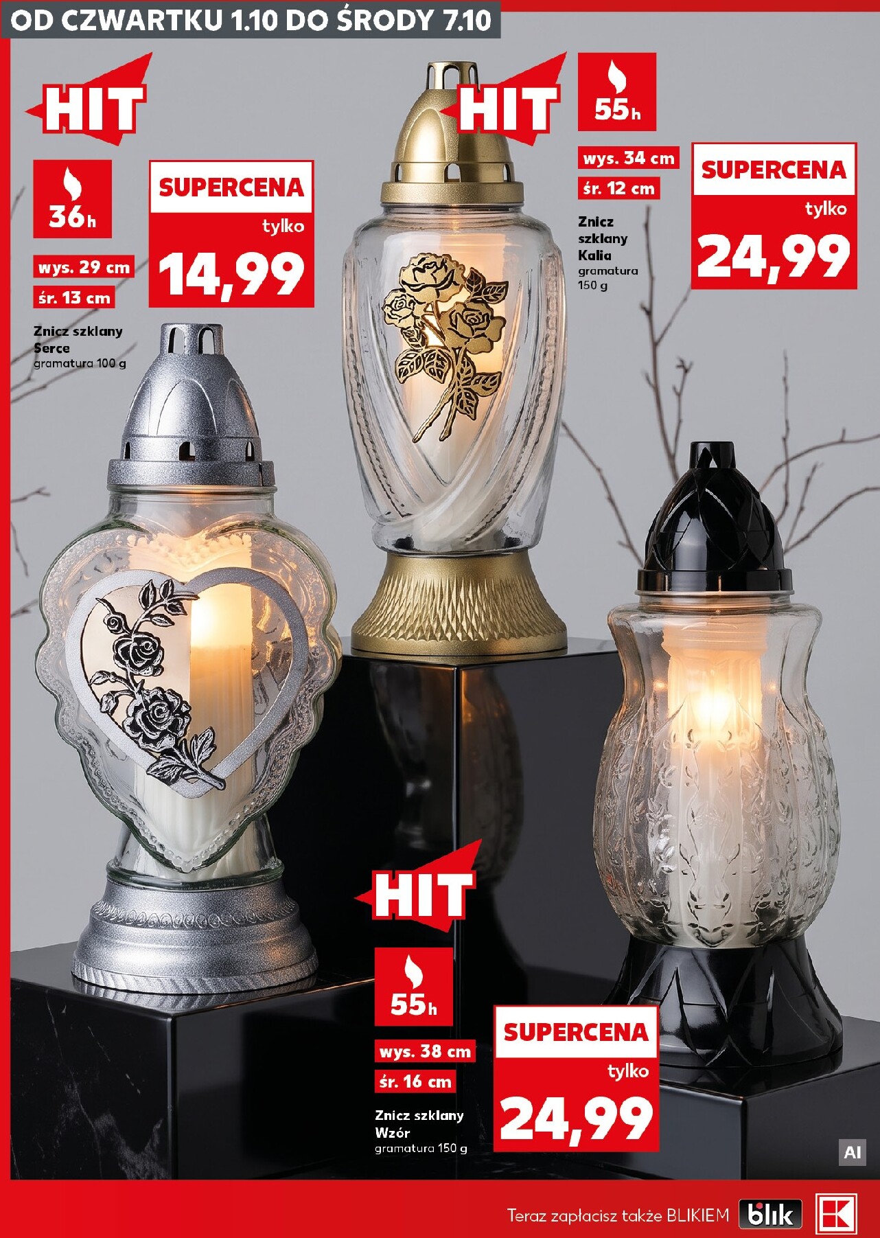 kaufland - Nowa gazetka Kaufland - Katalog Znicze ważna od 01.10.2026 do 07.10.2026 - page: 4