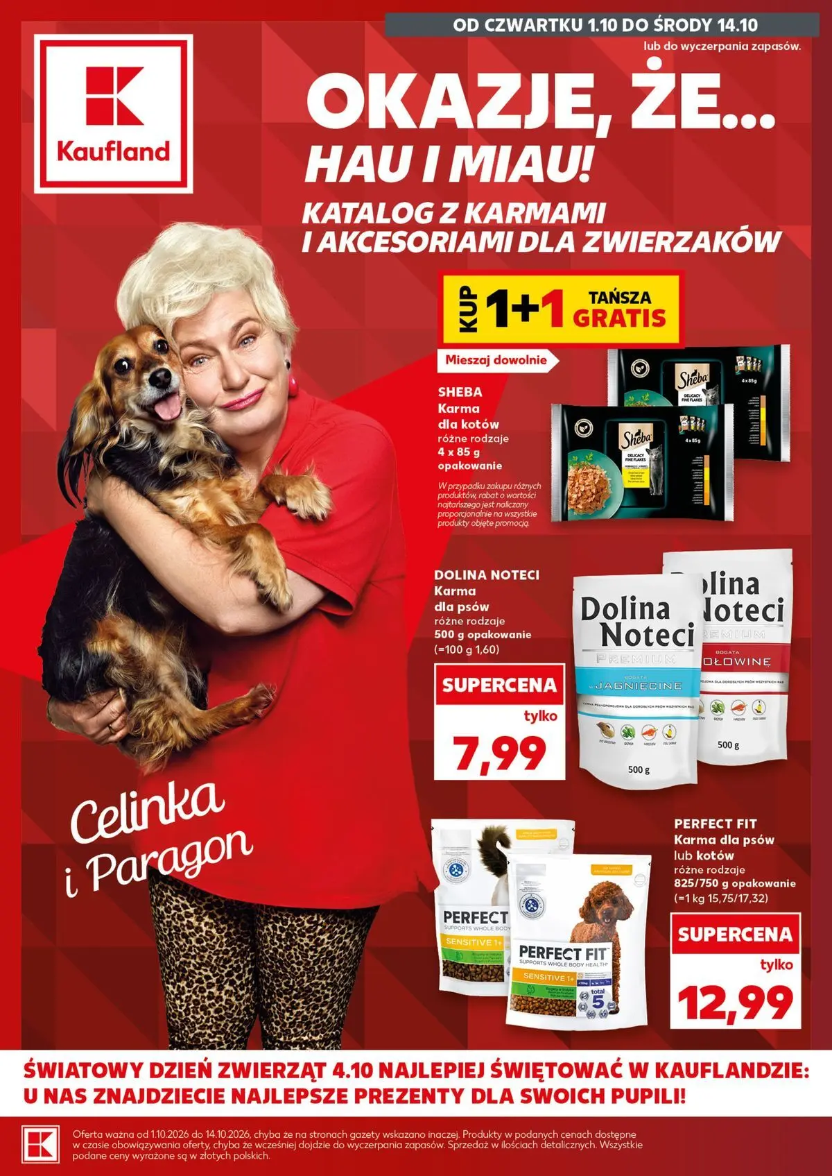kaufland - Nowa gazetka Kaufland - Zwierzaki ważna od 01.10.2026 do 14.10.2026 - page: 1