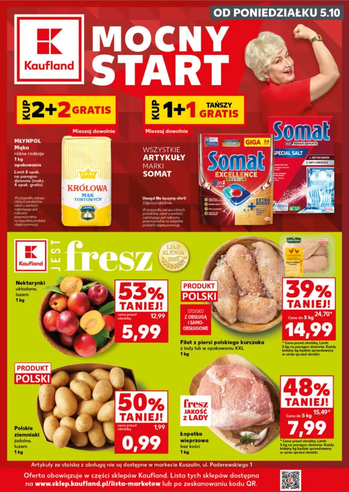 kaufland - Aktualna gazetka Kaufland - Mocny start ważna od 05.10.2026 do 07.10.2026