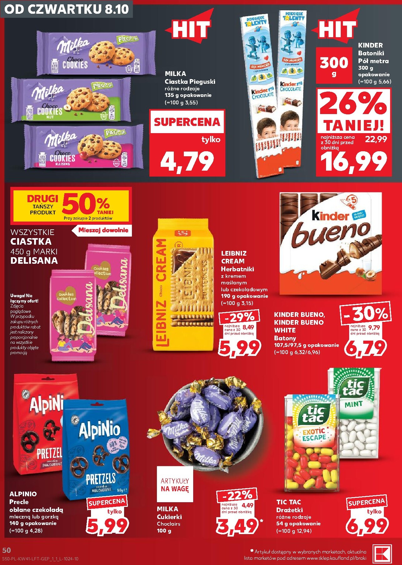 kaufland - Nowa gazetka Kaufland ważna od 08.10.2026 do 14.10.2026 - page: 50