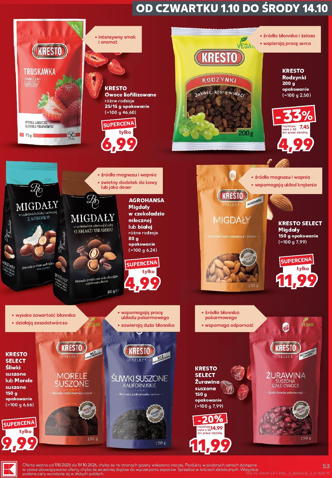 kaufland - Nowa gazetka Kaufland ważna od 08.10.2026 do 14.10.2026 - page: 53