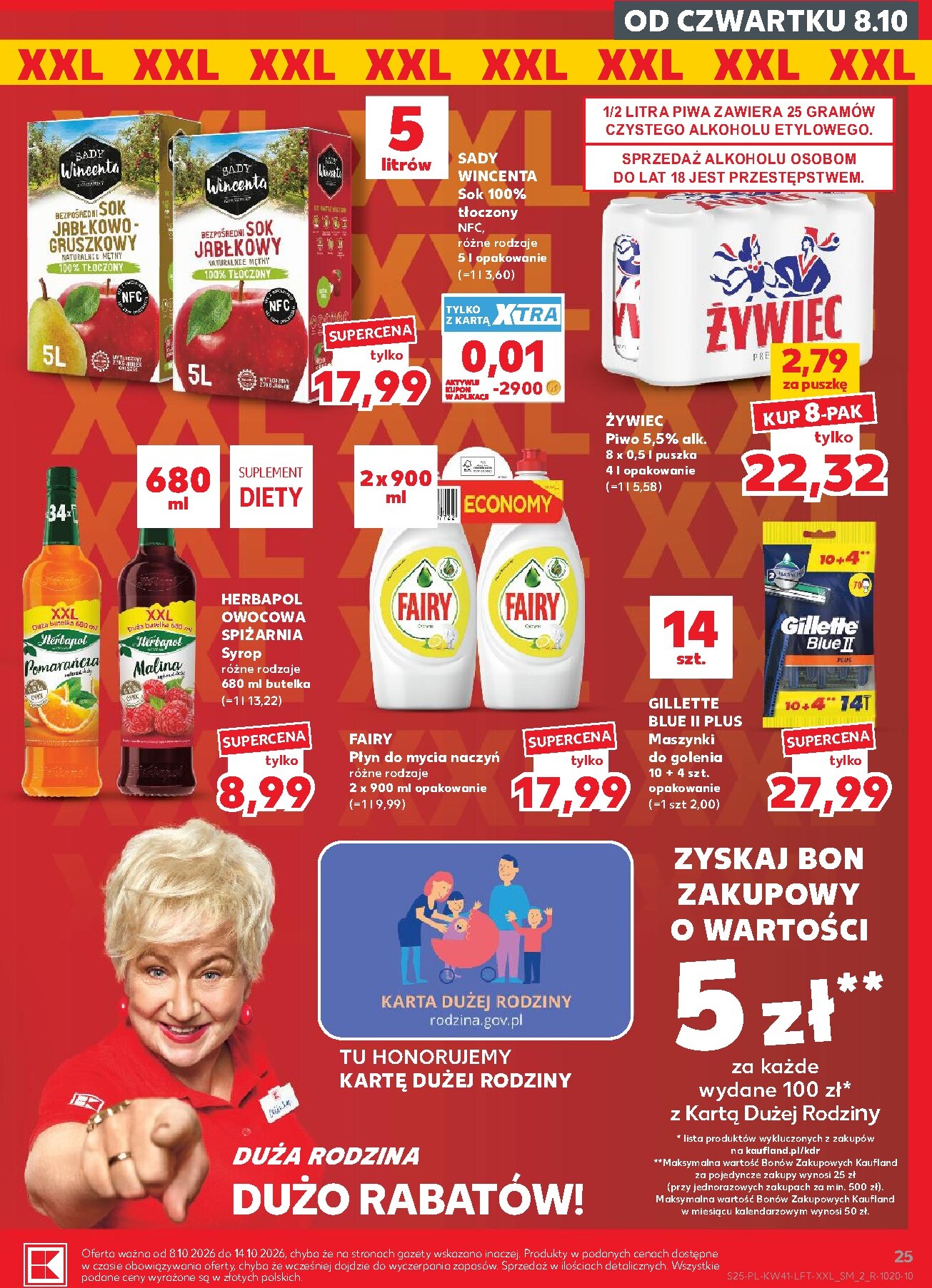 kaufland - Nowa gazetka Kaufland ważna od 08.10.2026 do 14.10.2026 - page: 25
