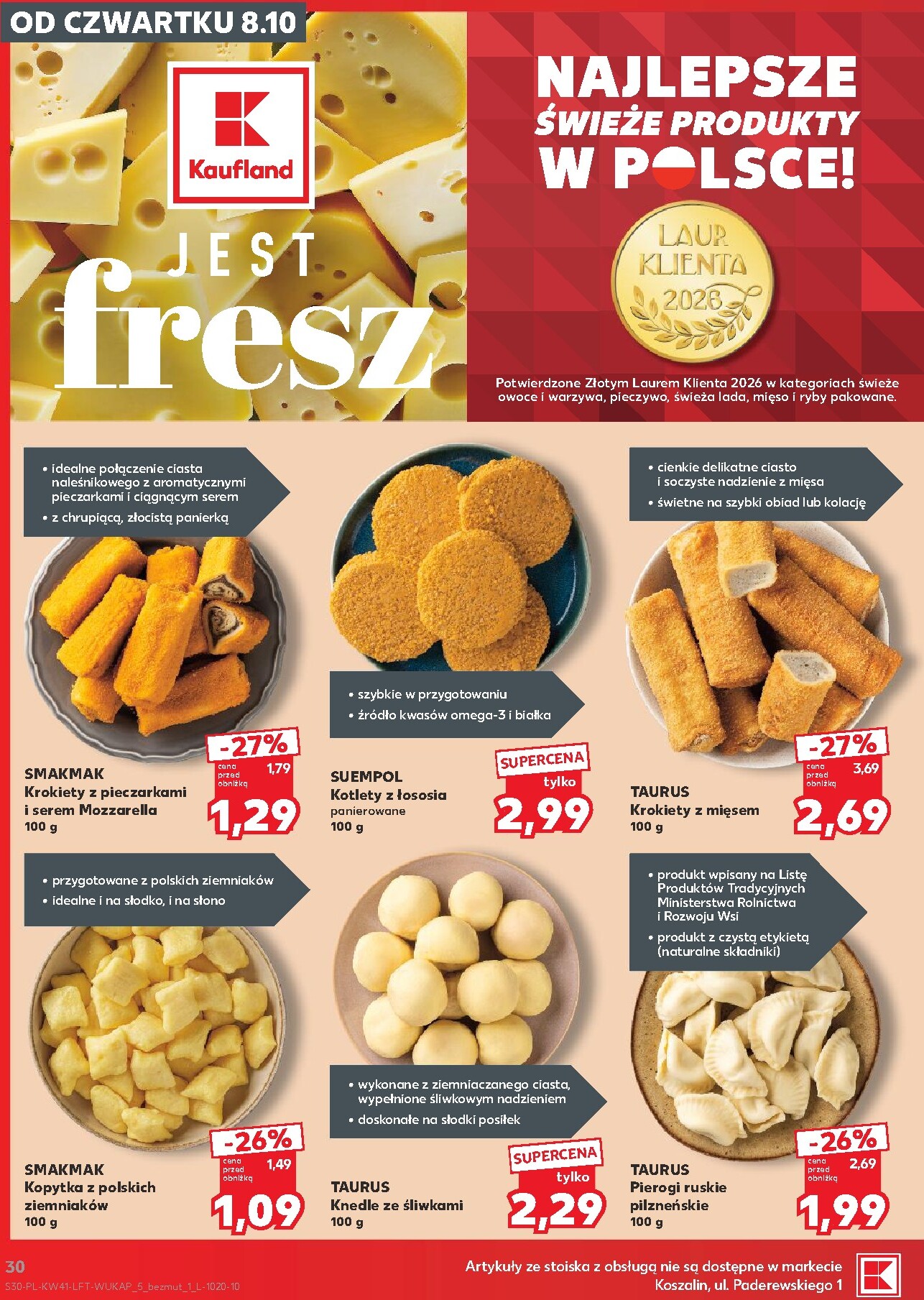 kaufland - Nowa gazetka Kaufland ważna od 08.10.2026 do 14.10.2026 - page: 30