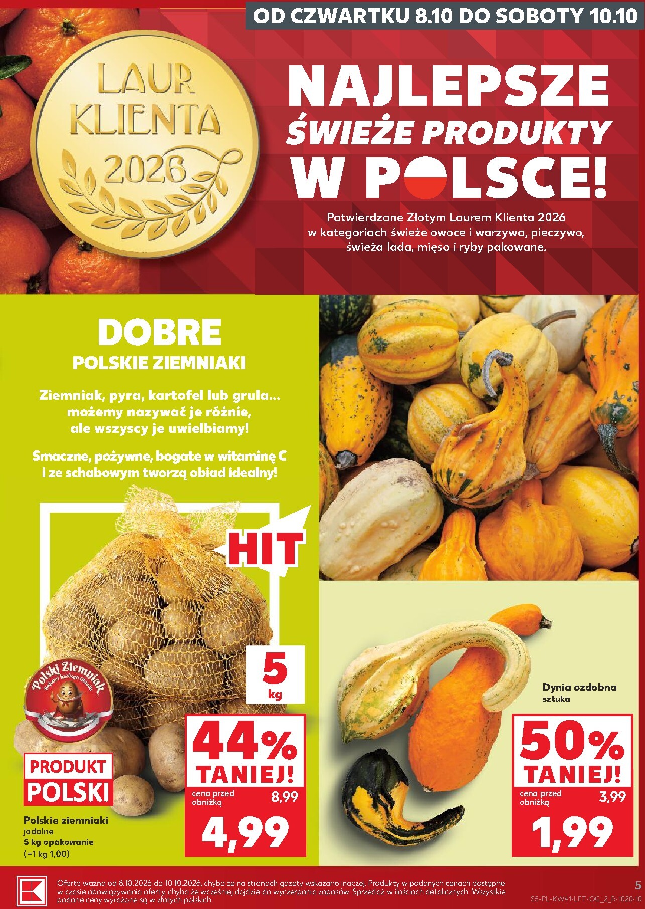 kaufland - Nowa gazetka Kaufland ważna od 08.10.2026 do 14.10.2026 - page: 5