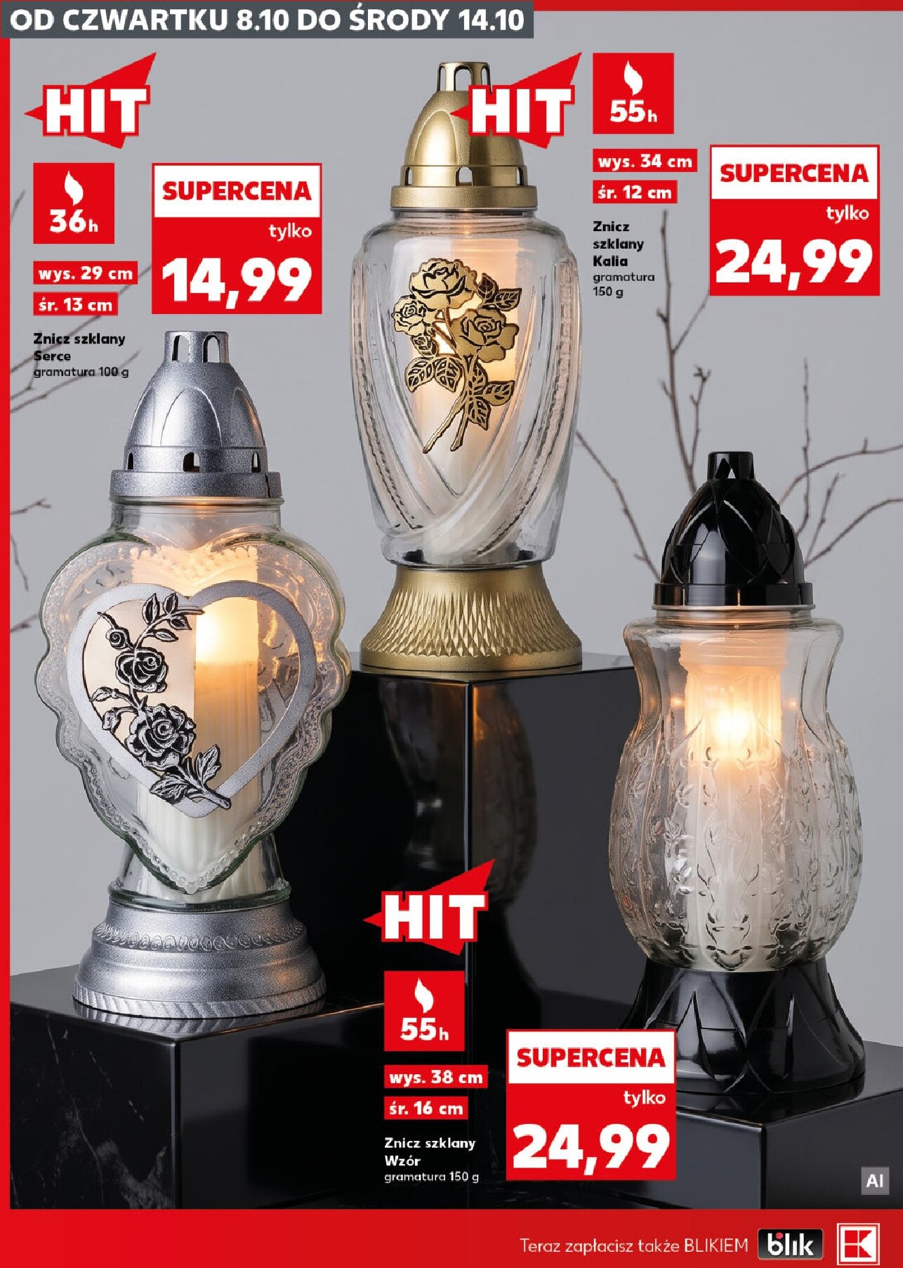 kaufland - Nowa gazetka Kaufland - Katalog Znicze ważna od 08.10.2026 do 14.10.2026 - page: 4