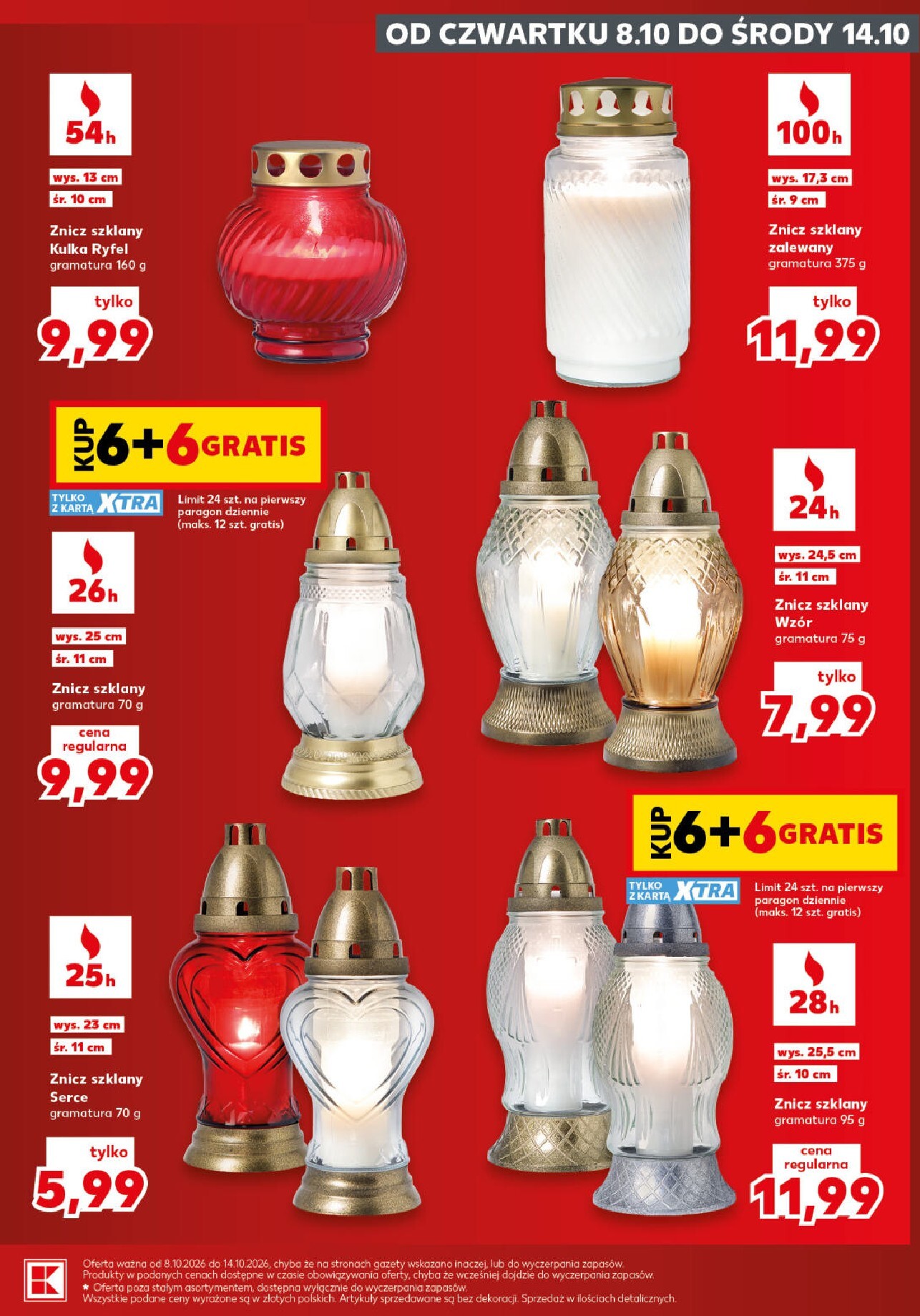 kaufland - Nowa gazetka Kaufland - Katalog Znicze ważna od 08.10.2026 do 14.10.2026 - page: 3