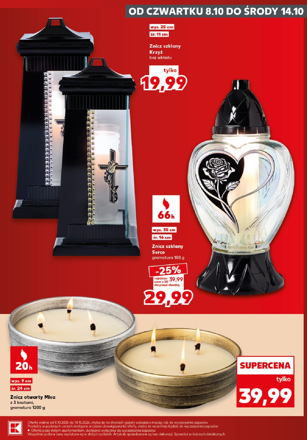 kaufland - Nowa gazetka Kaufland - Katalog Znicze ważna od 08.10.2026 do 14.10.2026 - page: 9