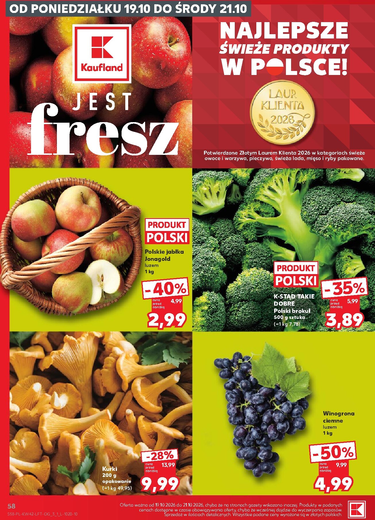 kaufland - Nowa gazetka Kaufland ważna od 15.10.2026 do 21.10.2026 - page: 58