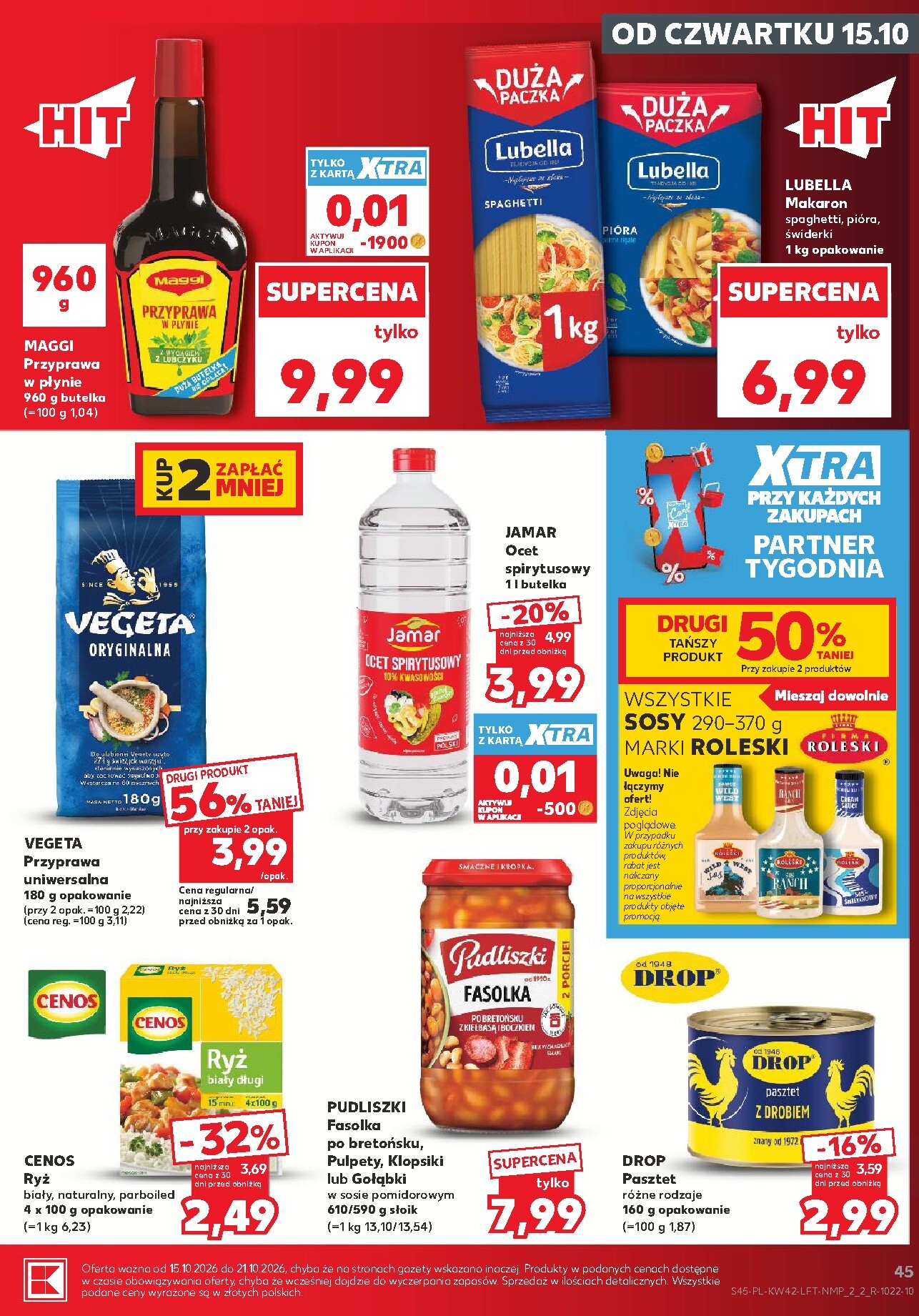 kaufland - Nowa gazetka Kaufland ważna od 15.10.2026 do 21.10.2026 - page: 45