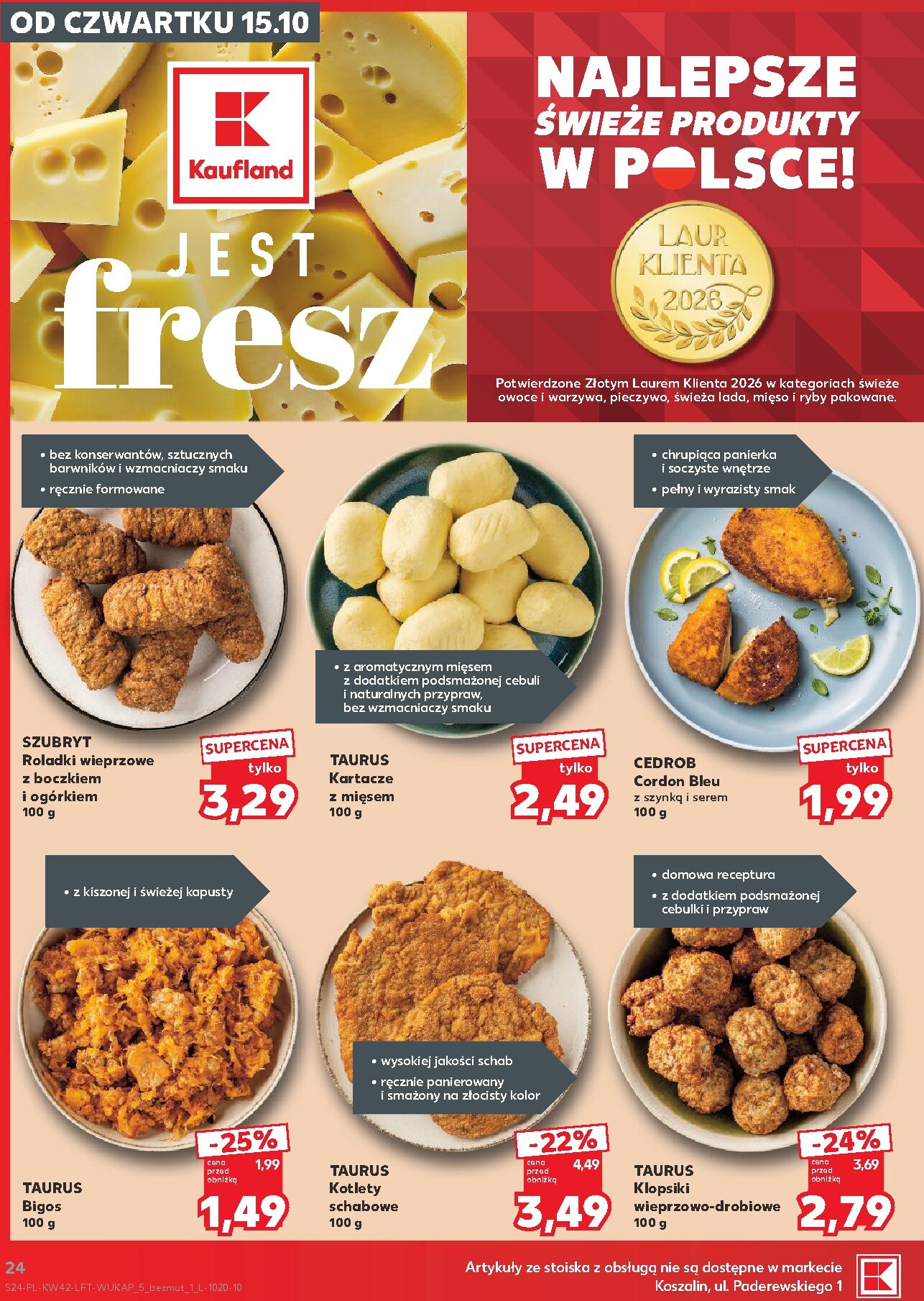 kaufland - Nowa gazetka Kaufland ważna od 15.10.2026 do 21.10.2026 - page: 24