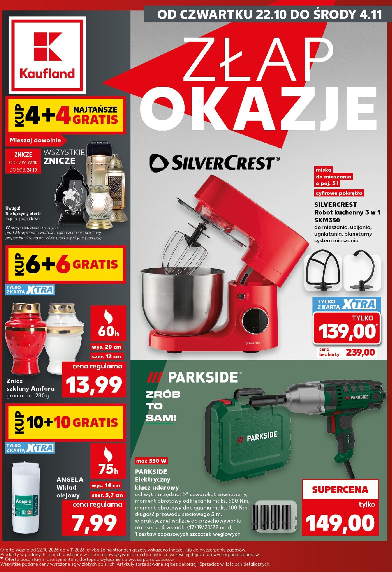 kaufland - Nowa gazetka Kaufland ważna od 22.10.2026 do 04.11.2026