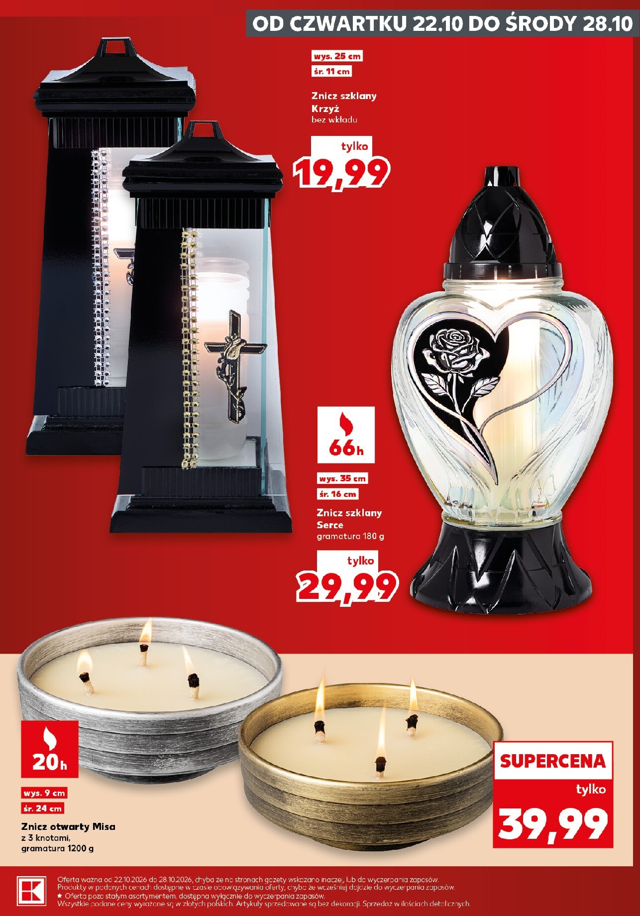 kaufland - Nowa gazetka Kaufland - Katalog Znicze ważna od 22.10.2026 do 28.10.2026 - page: 9
