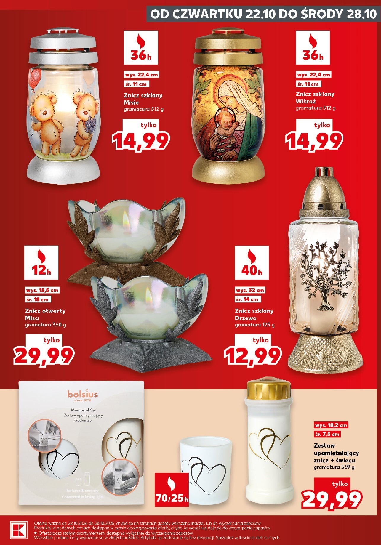 kaufland - Nowa gazetka Kaufland - Katalog Znicze ważna od 22.10.2026 do 28.10.2026 - page: 7