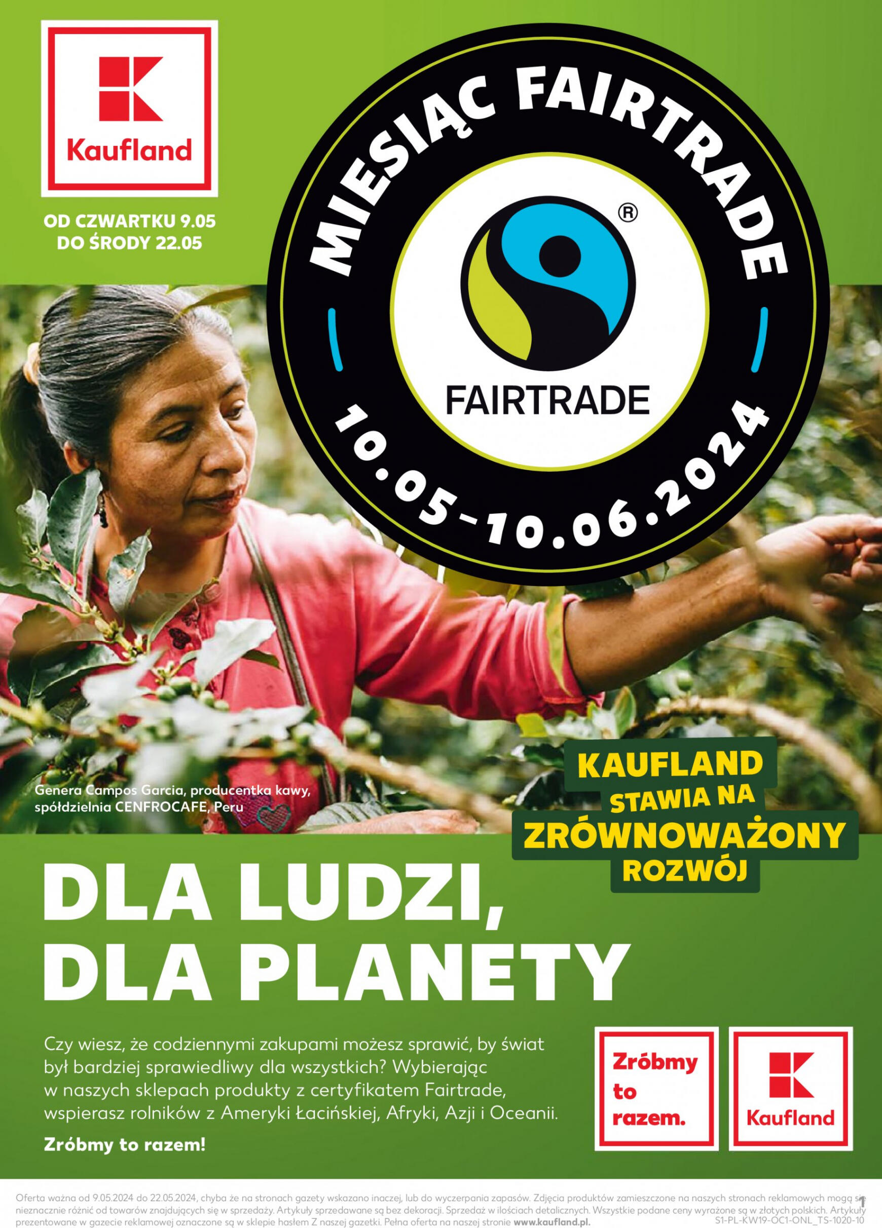 kaufland - Kaufland - Mesiąc Fairtrade gazetka aktualna ważna od 09.05. - 22.05. - page: 1