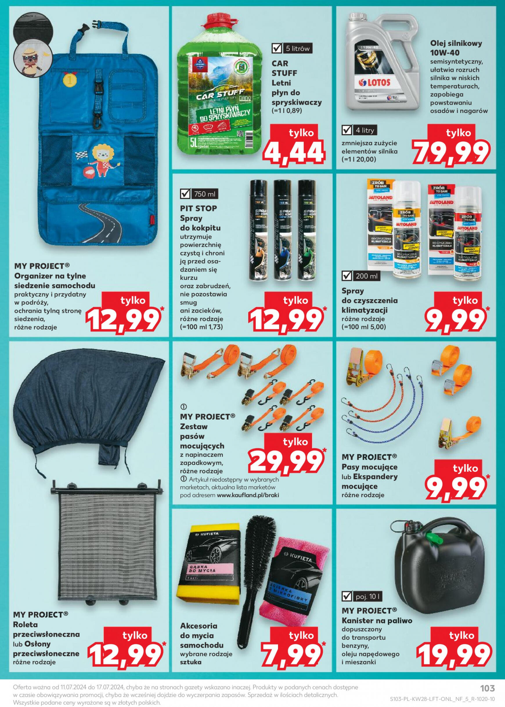 kaufland - Kaufland gazetka aktualna ważna od 11.07. - 17.07. - page: 103