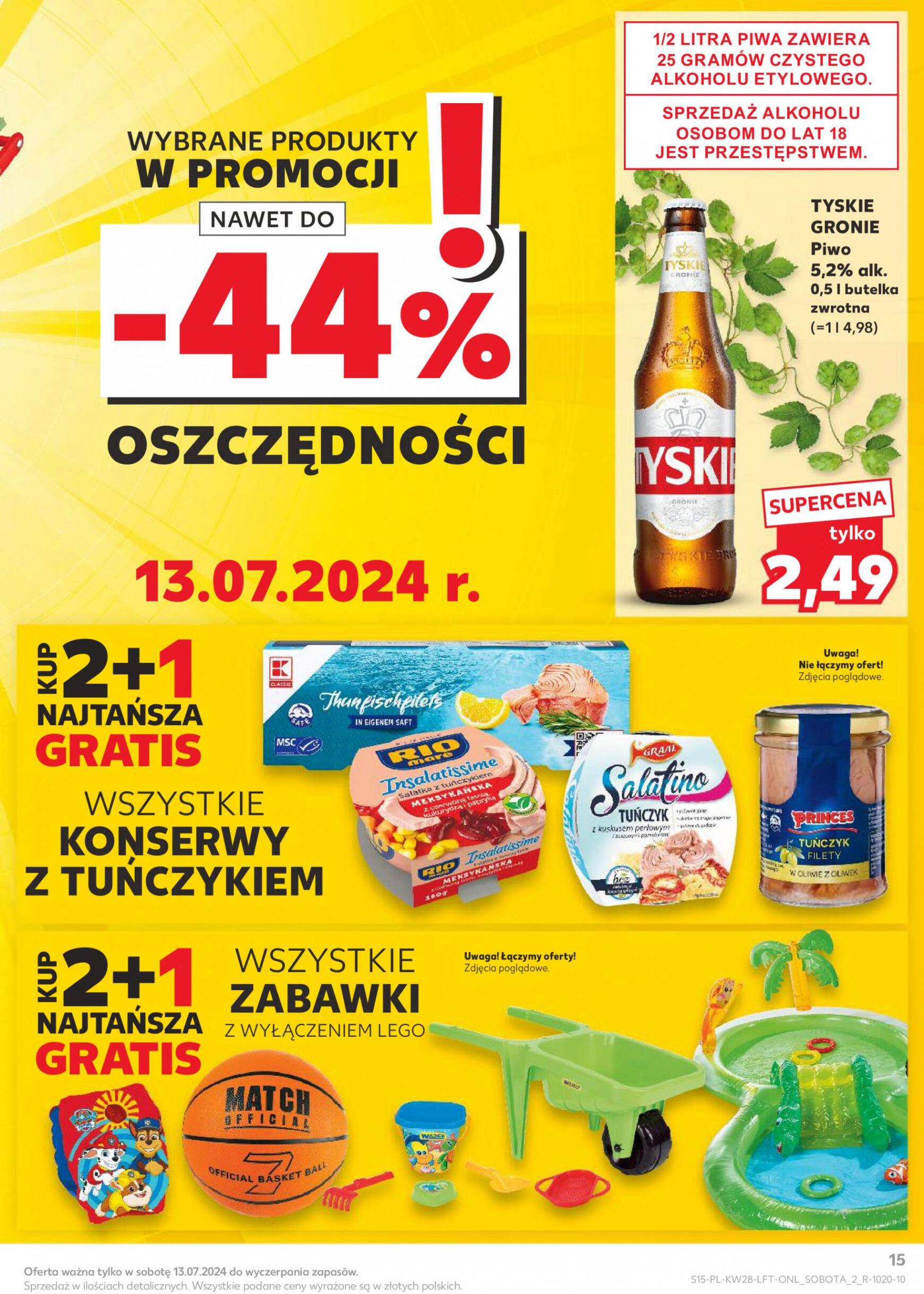 kaufland - Kaufland gazetka aktualna ważna od 11.07. - 17.07. - page: 15