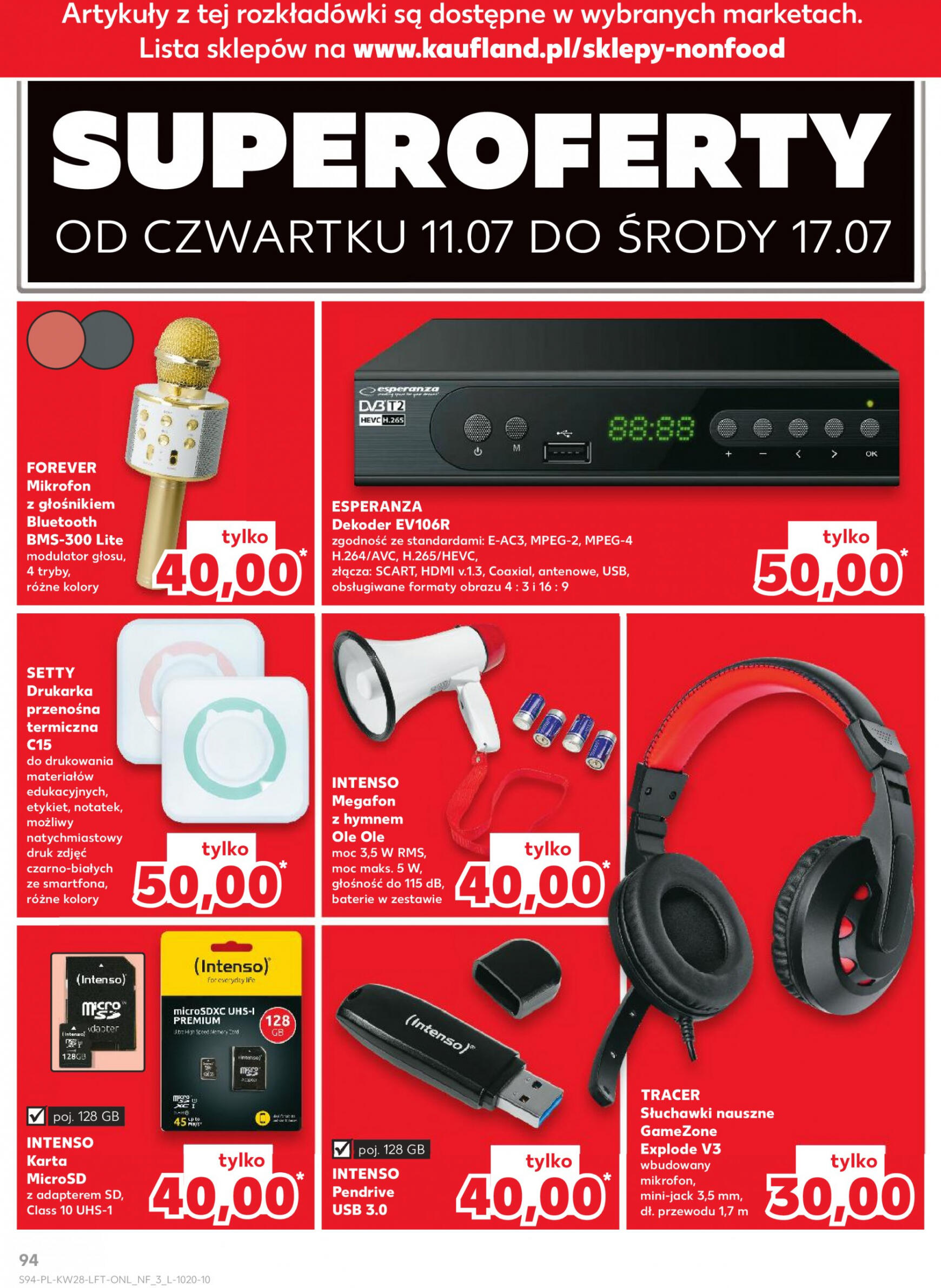 kaufland - Kaufland gazetka aktualna ważna od 11.07. - 17.07. - page: 94