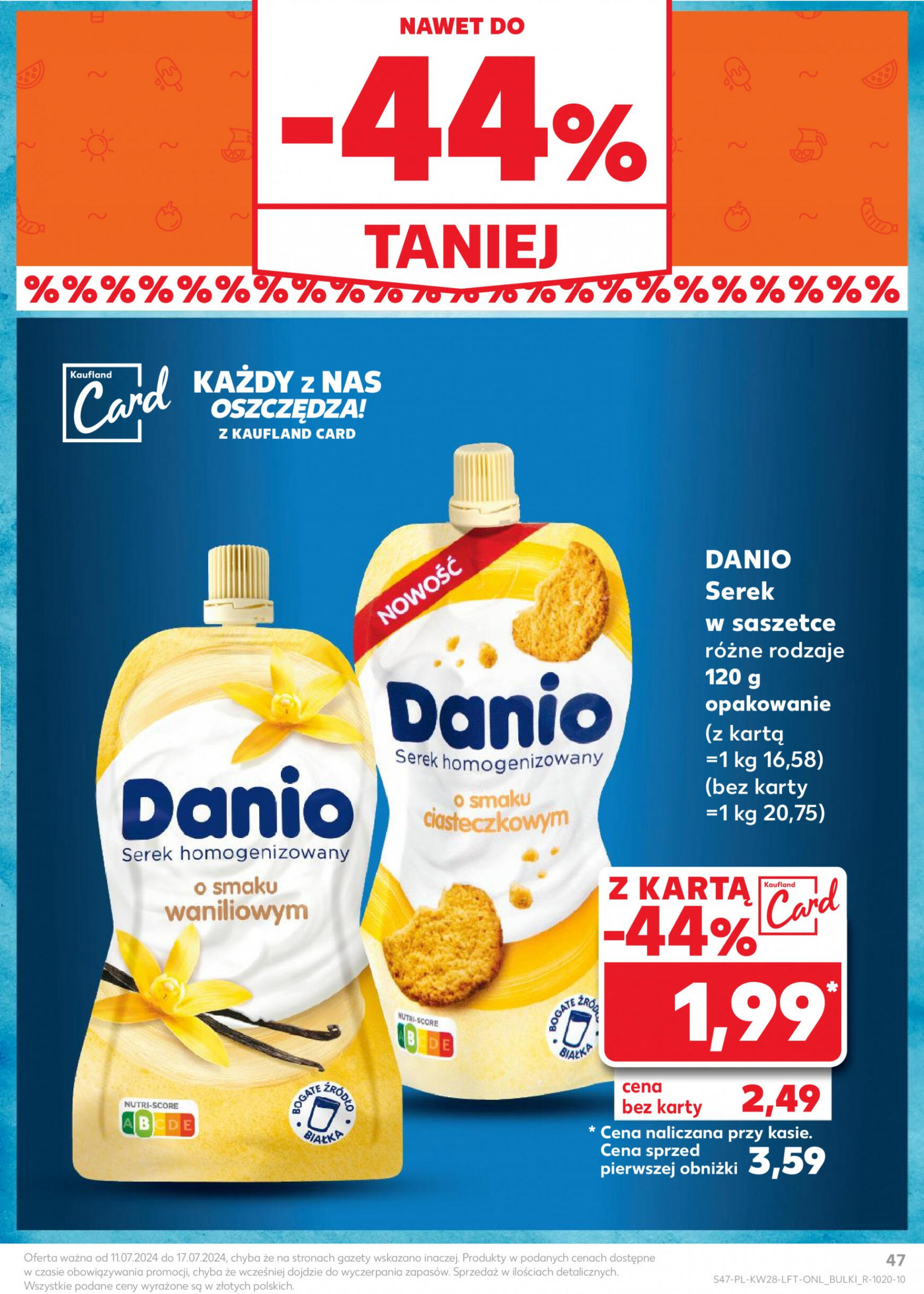 kaufland - Kaufland gazetka aktualna ważna od 11.07. - 17.07. - page: 47