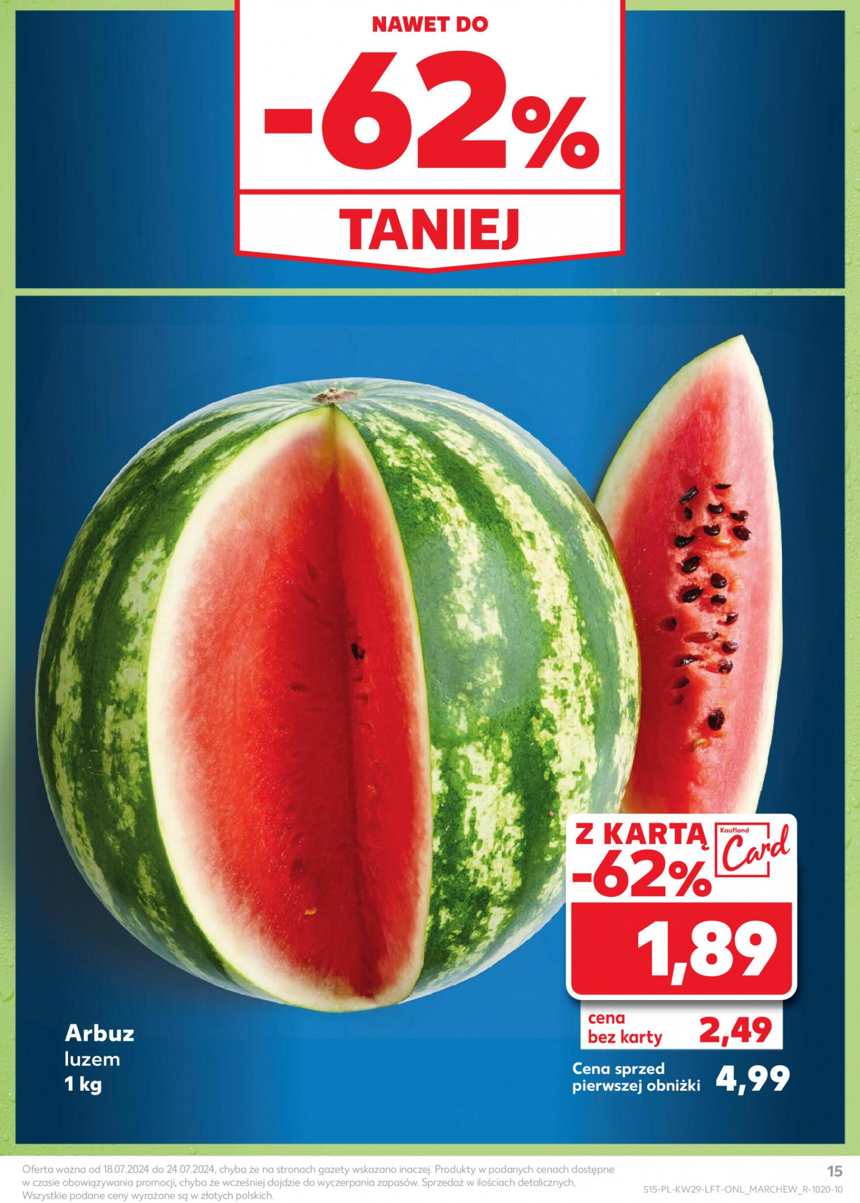 kaufland - Kaufland gazetka aktualna ważna od 18.07. - 24.07. - page: 15