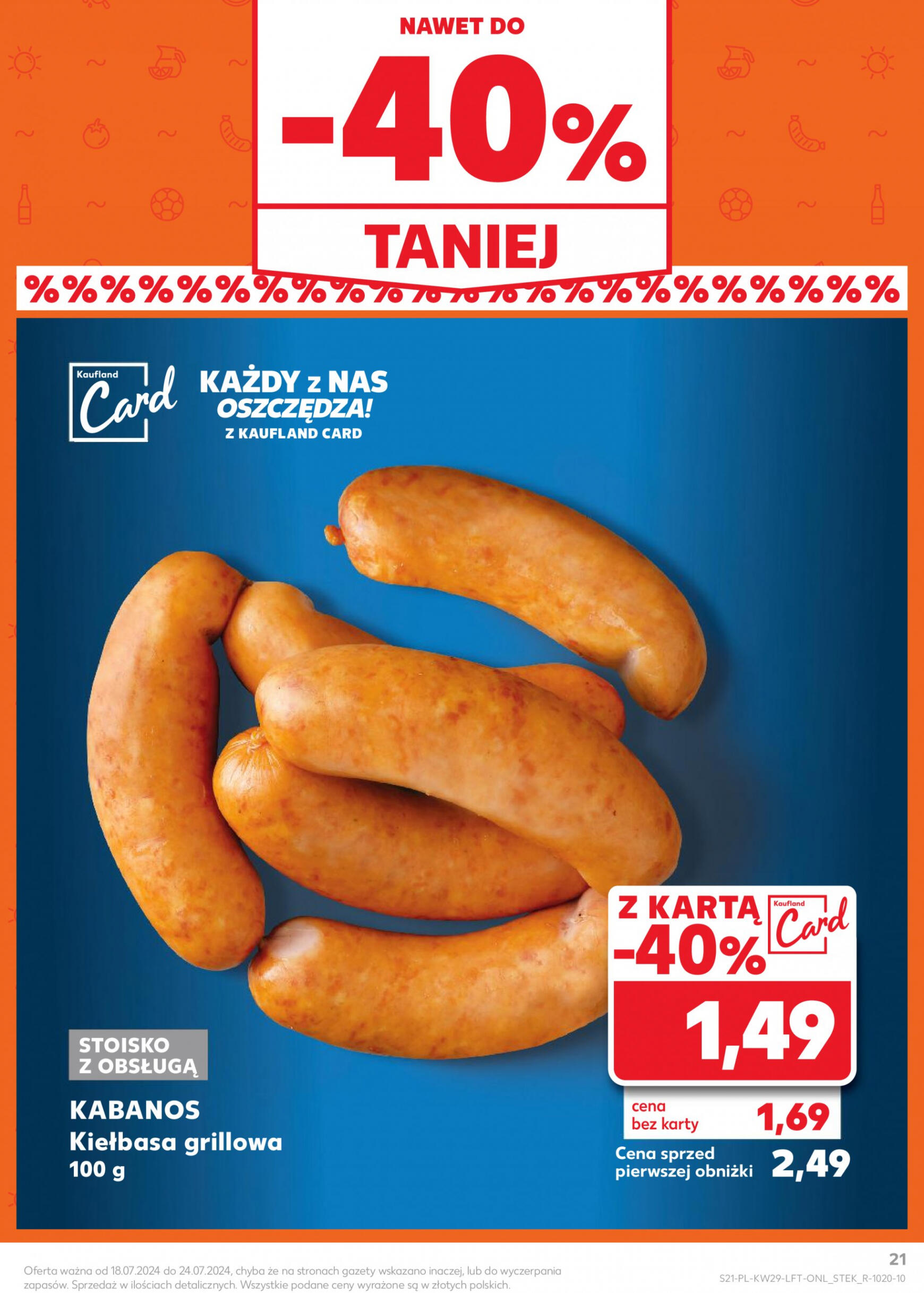 kaufland - Kaufland gazetka aktualna ważna od 18.07. - 24.07. - page: 21