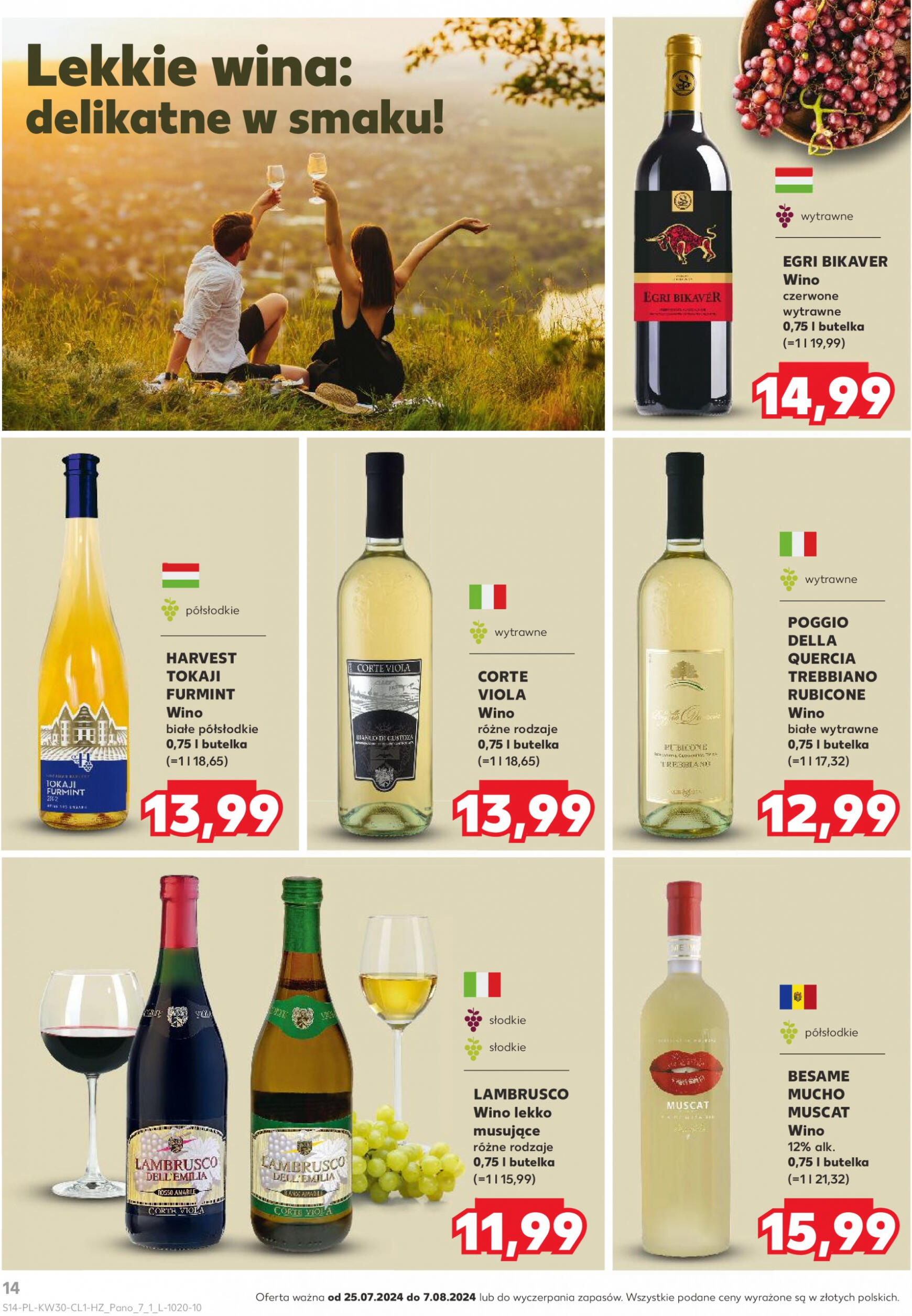 kaufland - Kaufland - Barek gazetka aktualna ważna od 25.07. - 07.08. - page: 14