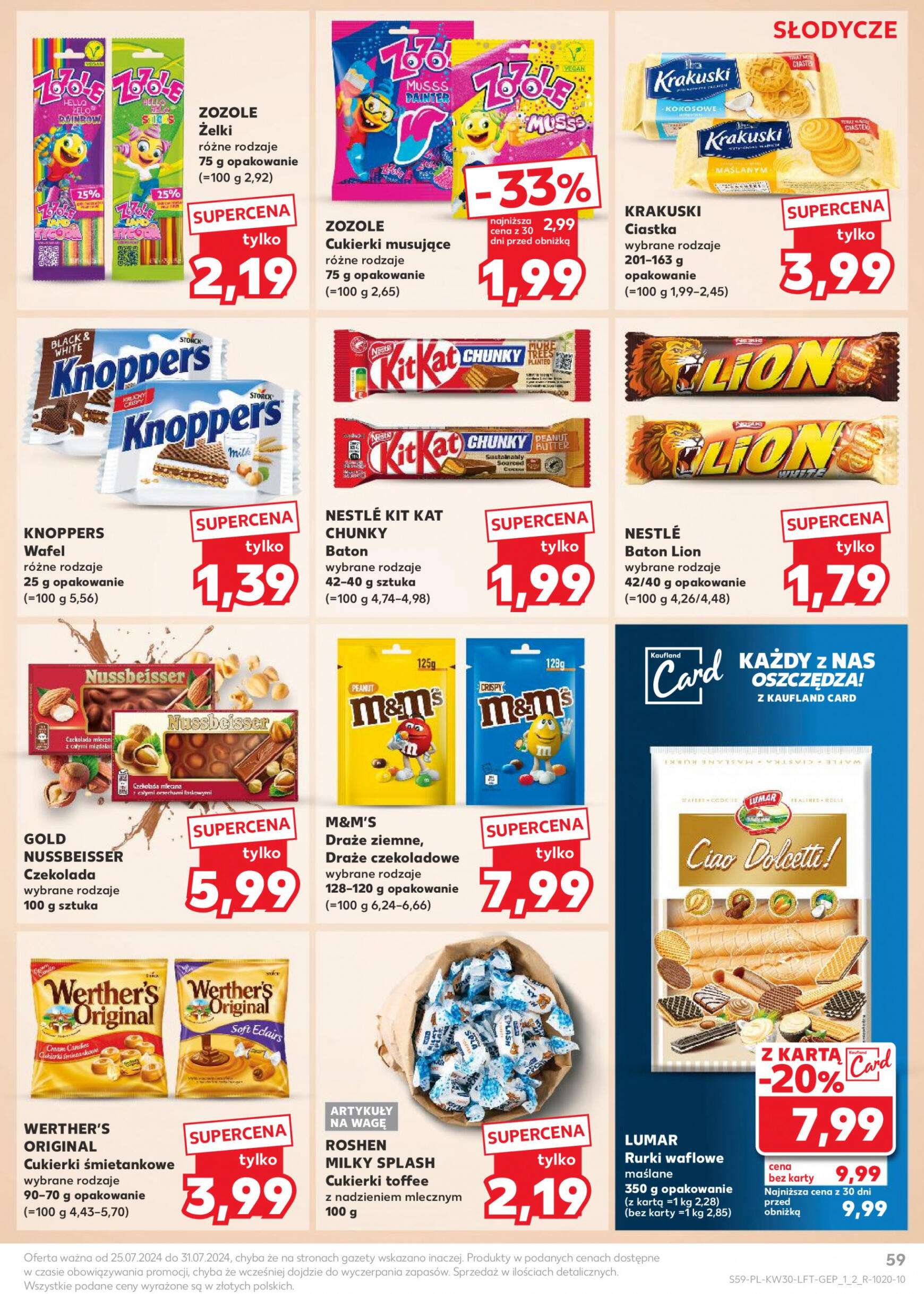 kaufland - Kaufland gazetka aktualna ważna od 25.07. - 31.07. - page: 59