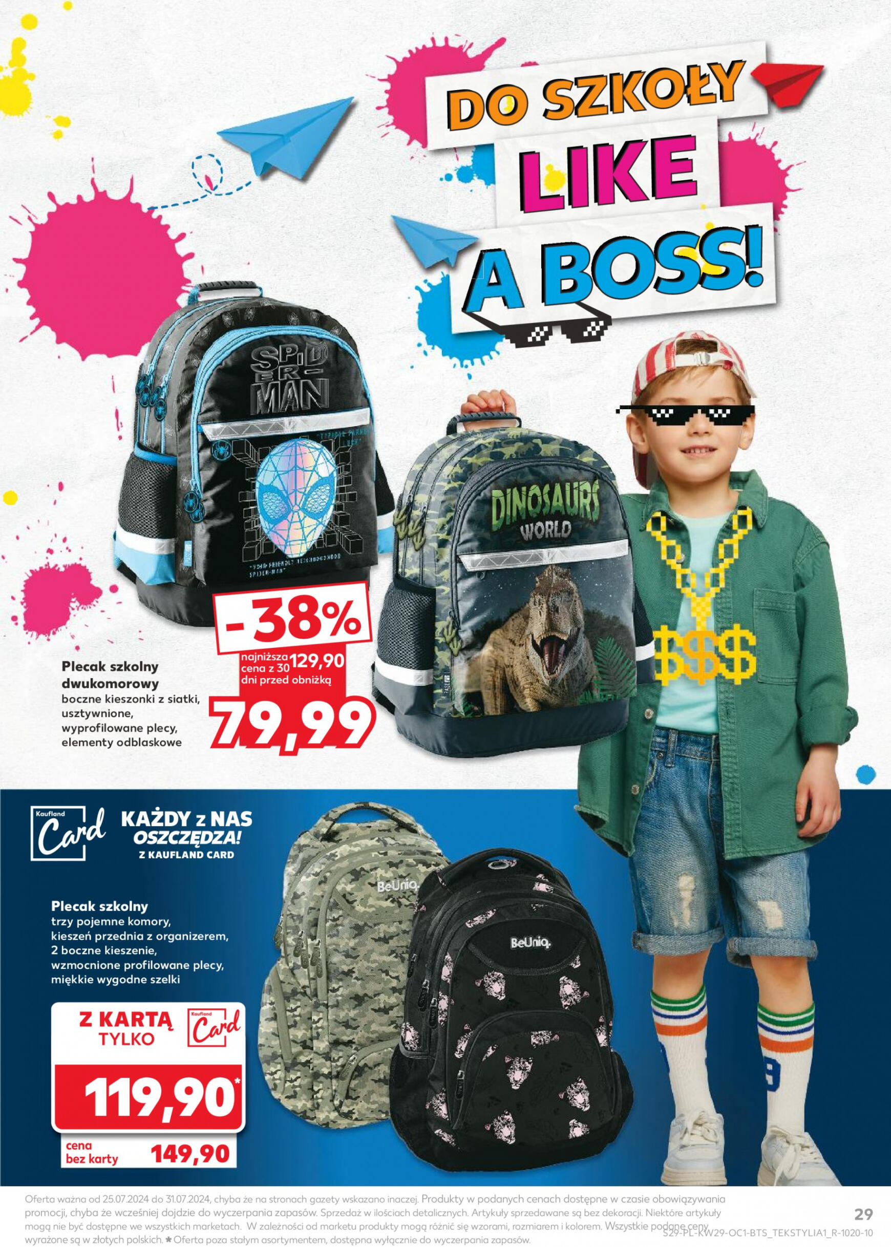 kaufland - Kaufland Polsko - Do szkoly like a boss! gazetka aktualna ważna od 25.07. - 31.07. - page: 29